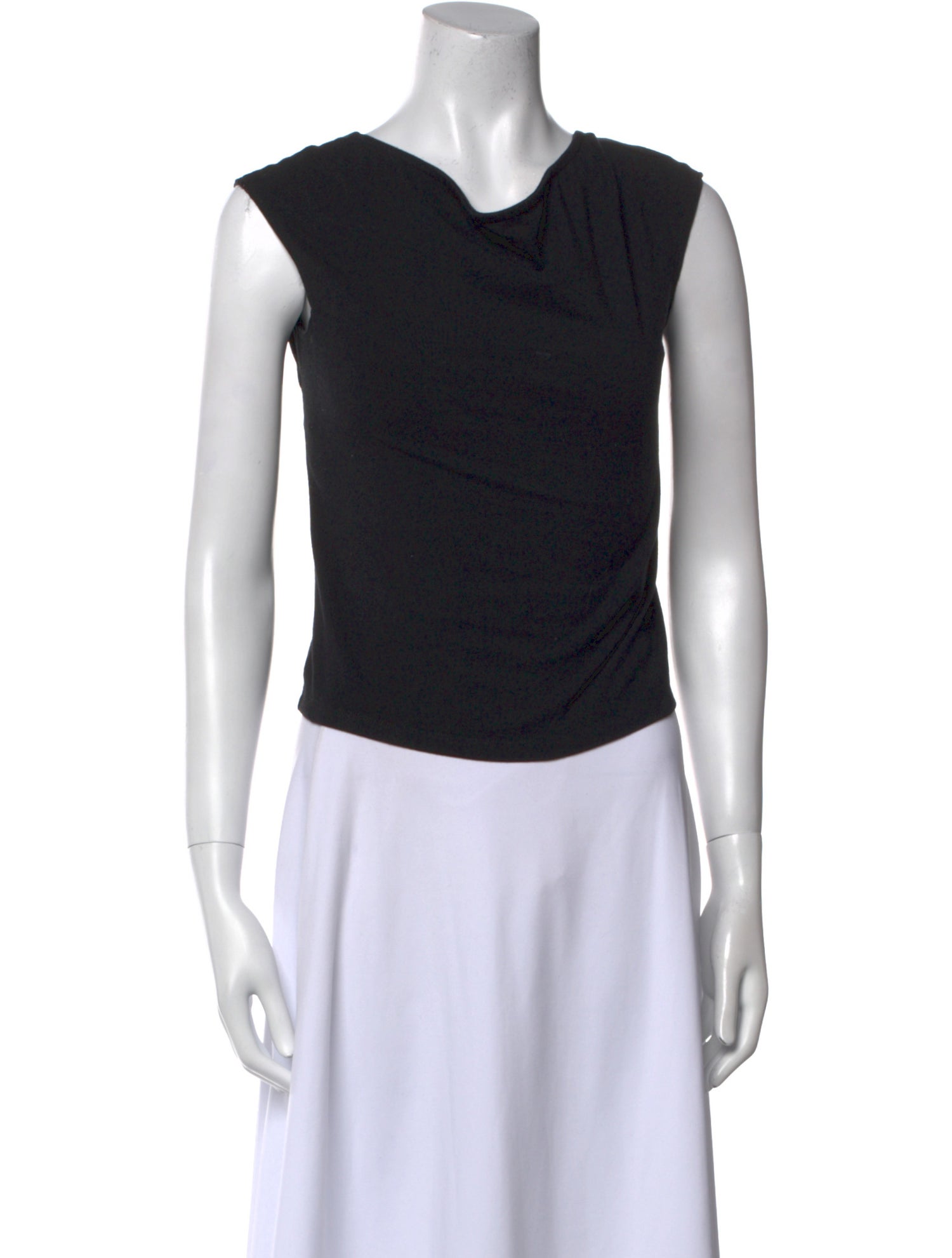 Reformation Cowl Neck Sleeveless Crop Top