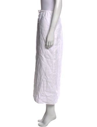 Reformation Linen Midi Length Skirt