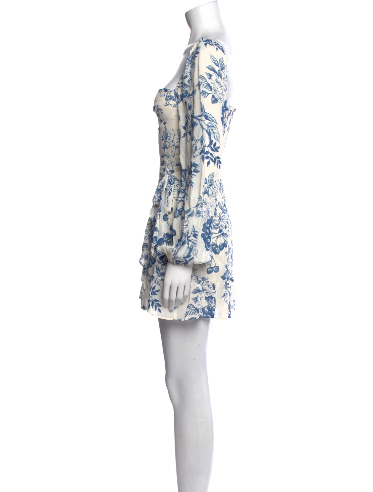 Reformation Floral Print Mini Dress