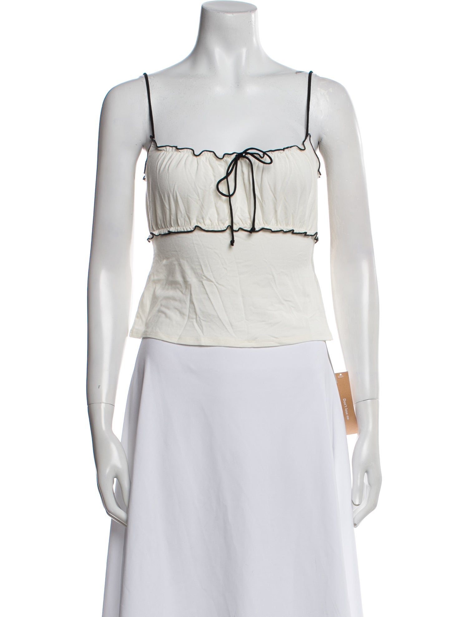 Reformation Square Neckline Sleeveless Crop Top w/ Tags