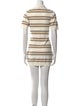 Reformation Striped Mini Dress