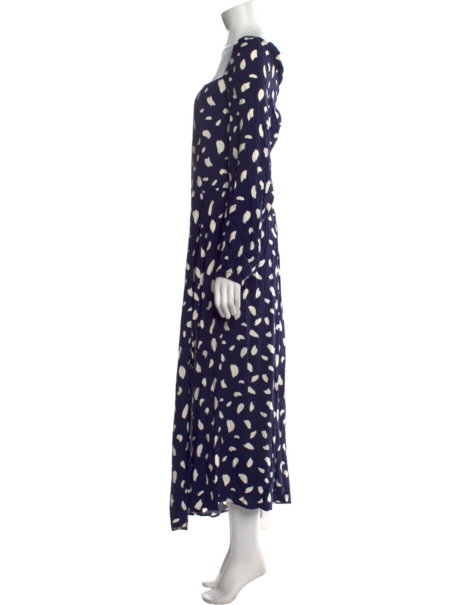 Reformation Printed Long Dress