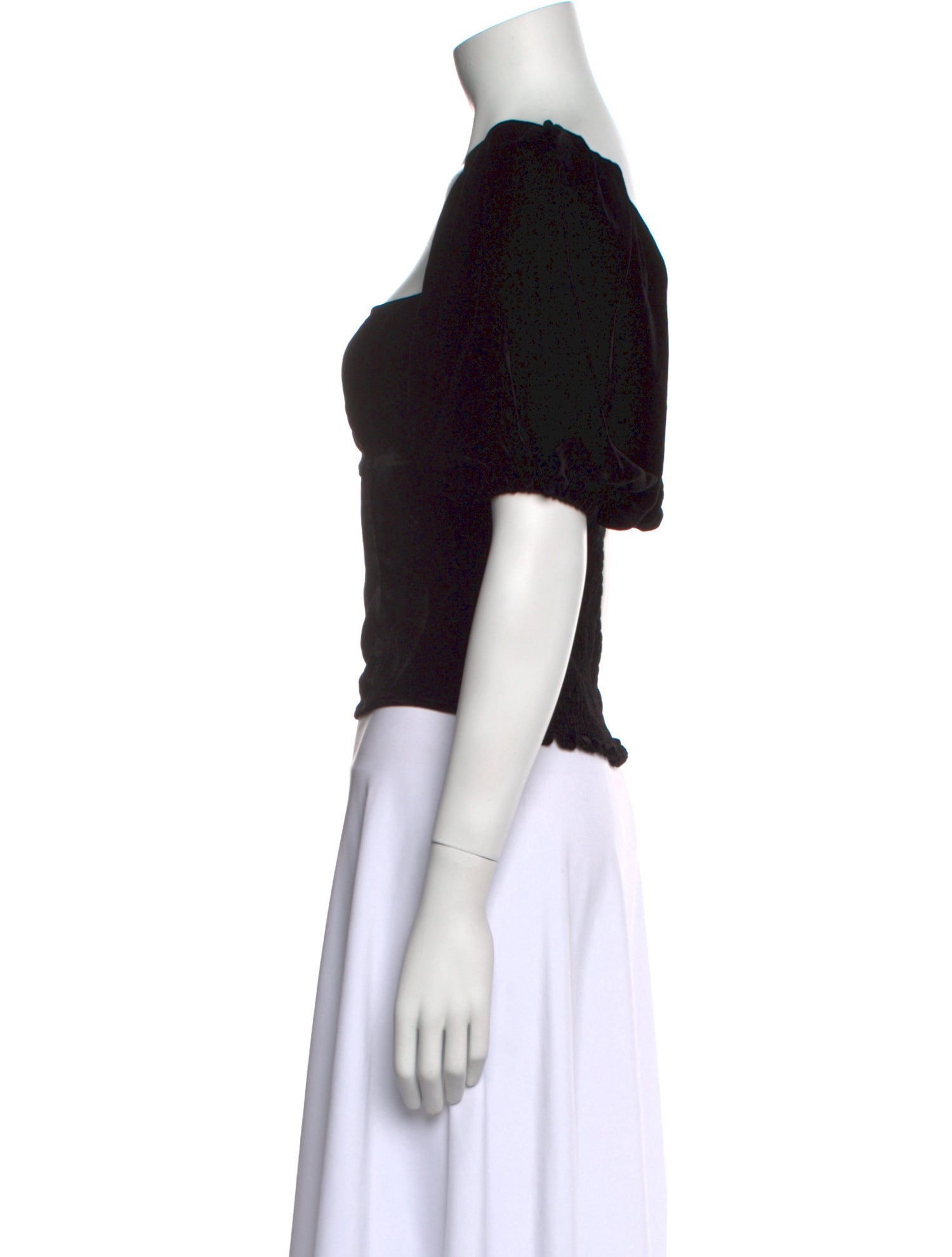 Reformation Square Neckline Short Sleeve Crop Top w/ Tags