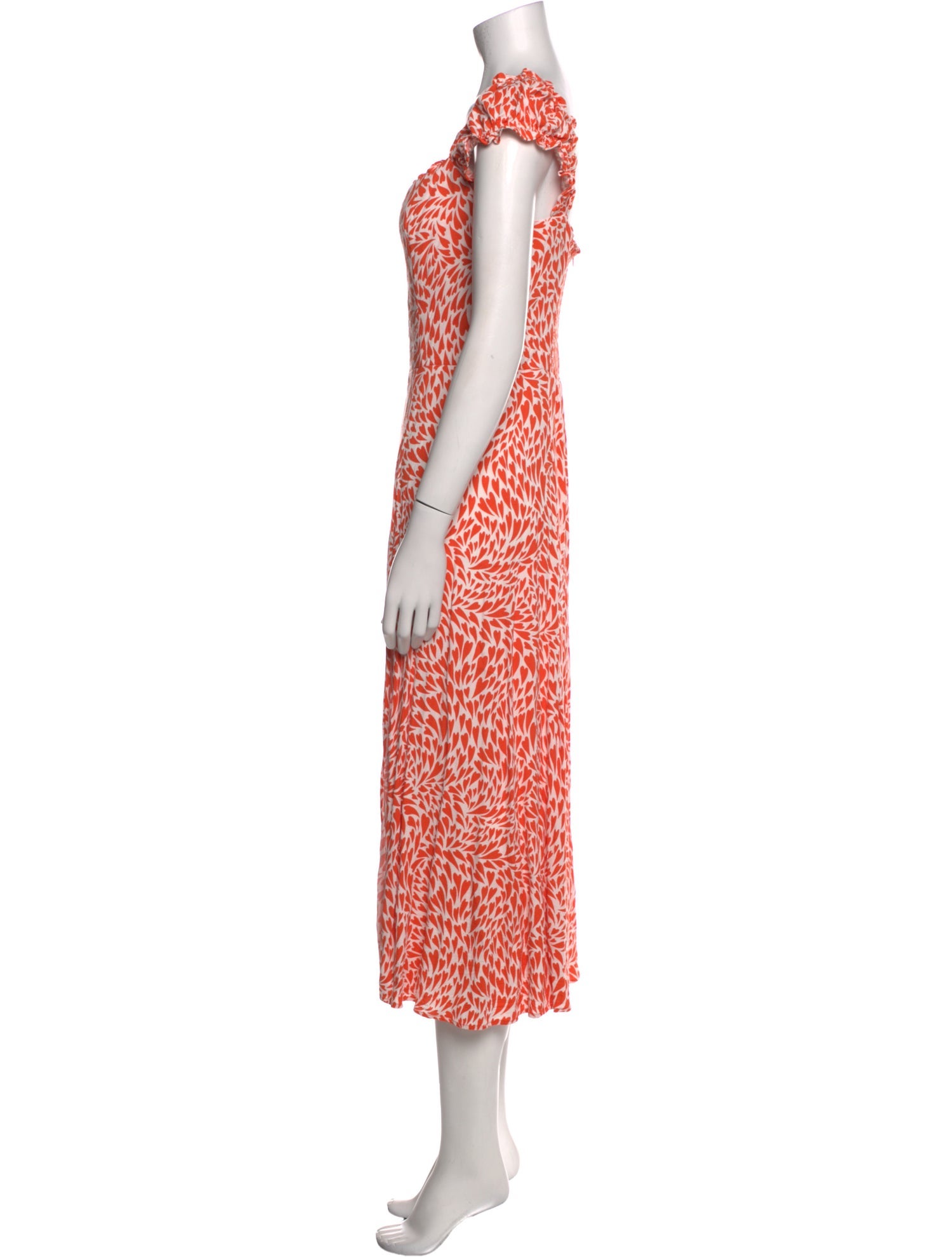 Reformation Printed Long Dress