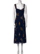 Reformation Floral Print Long Dress