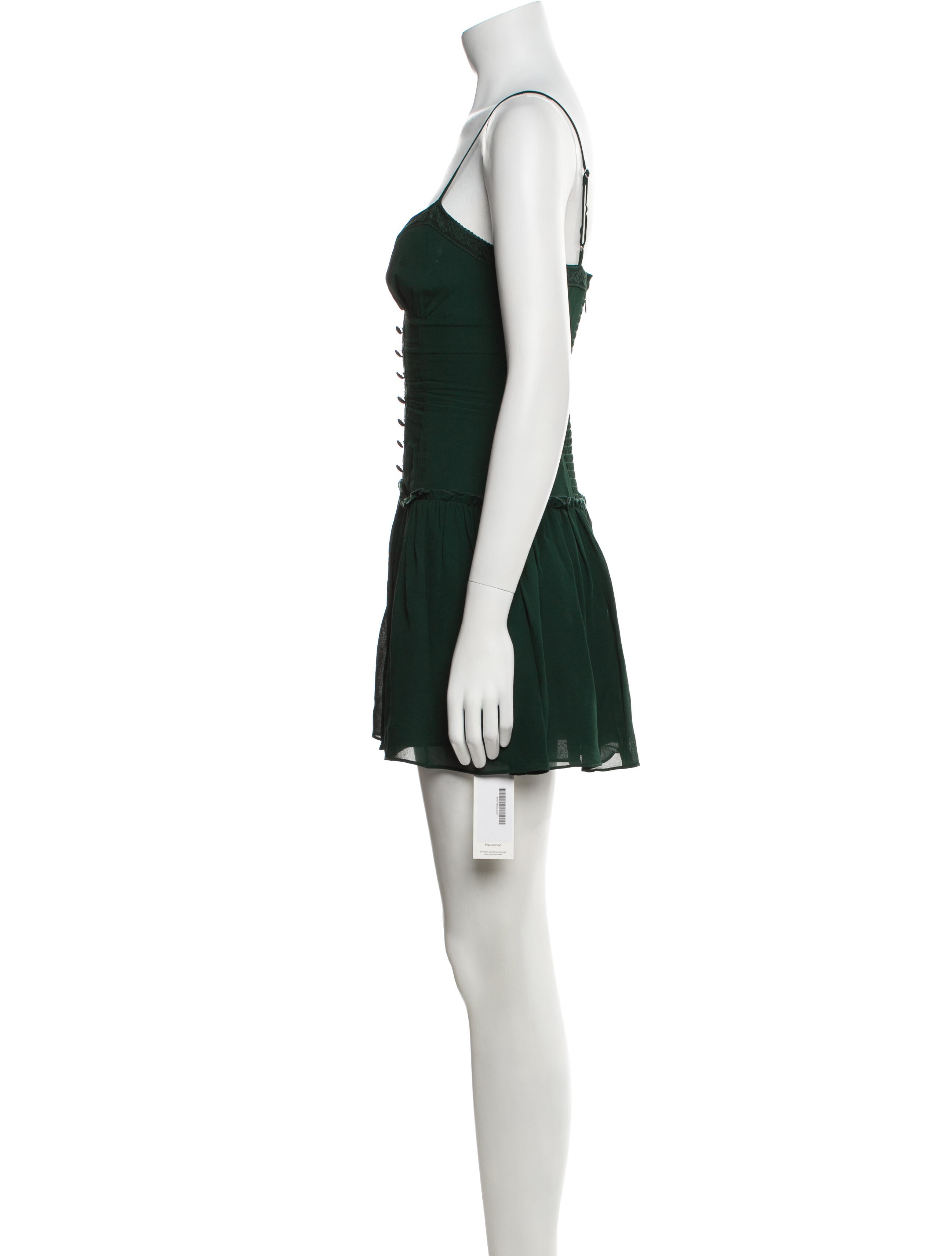 Reformation V-Neck Mini Dress