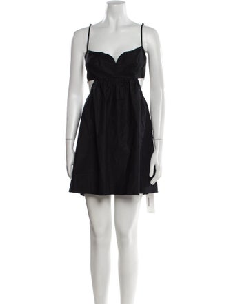 Reformation Square Neckline Mini Dress