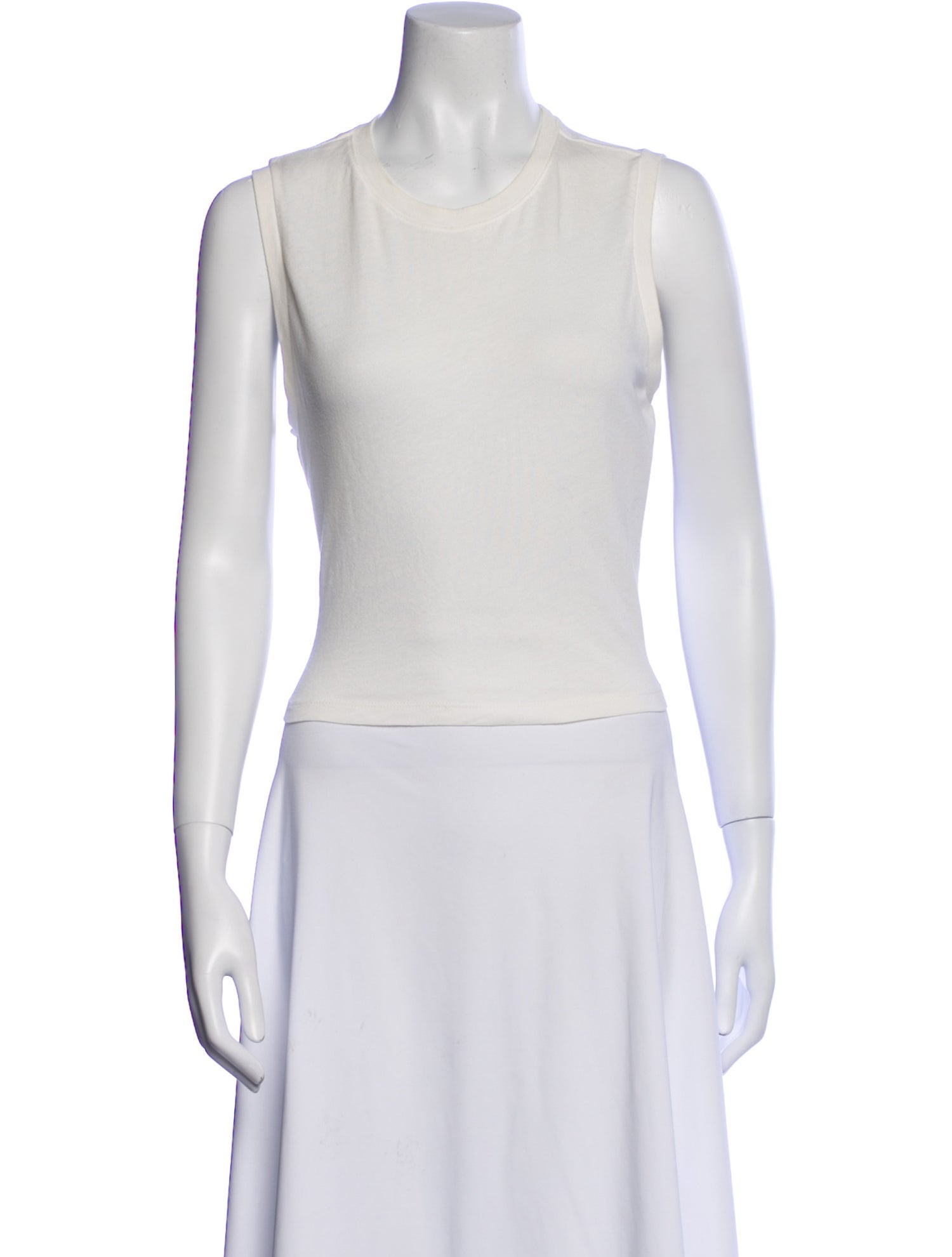 Reformation Crew Neck Sleeveless Top