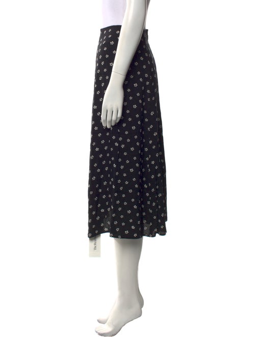 Reformation Floral Print Knee-Length Skirt