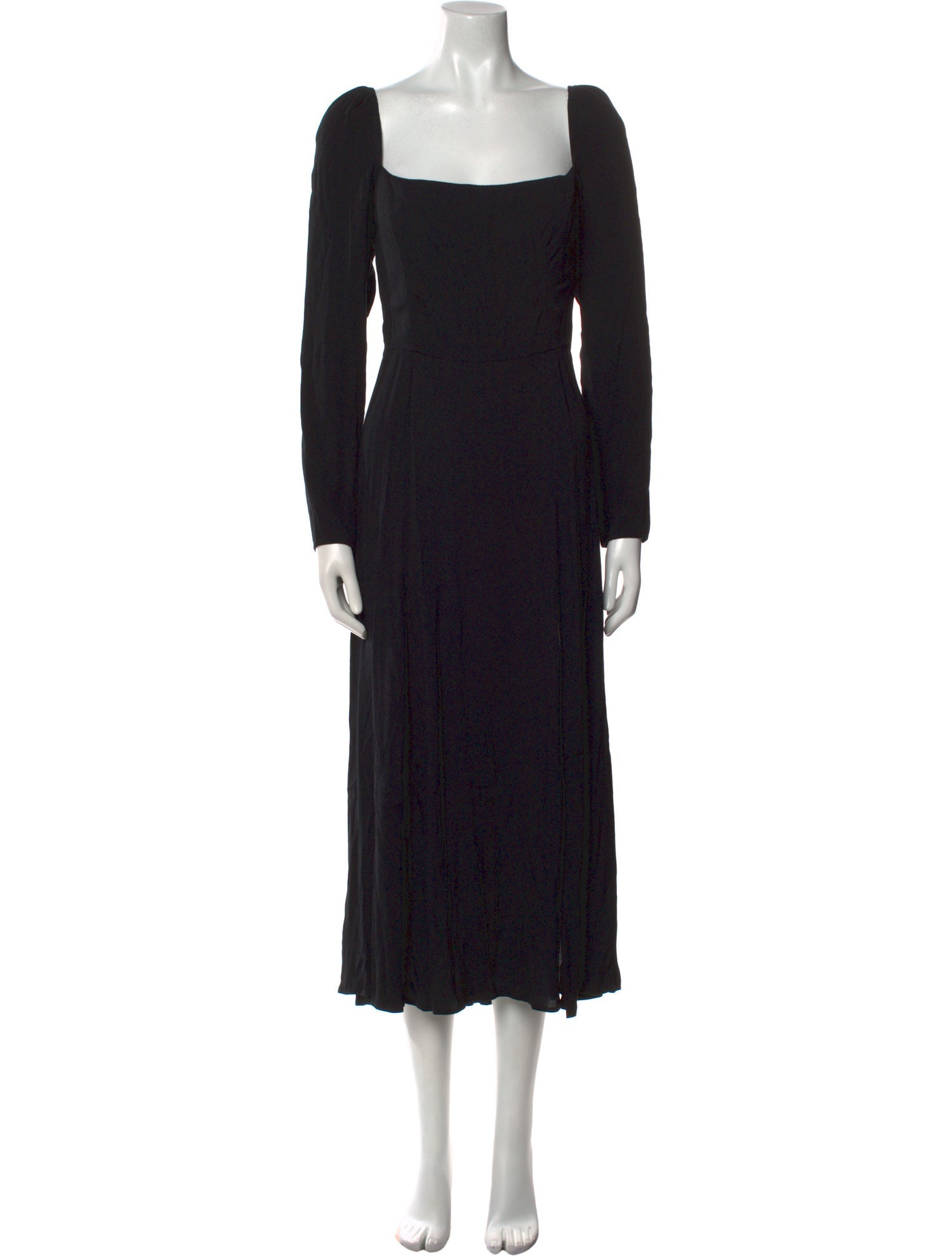 Reformation Square Neckline Long Dress