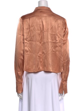 Reformation Long Sleeve Button-Up Top