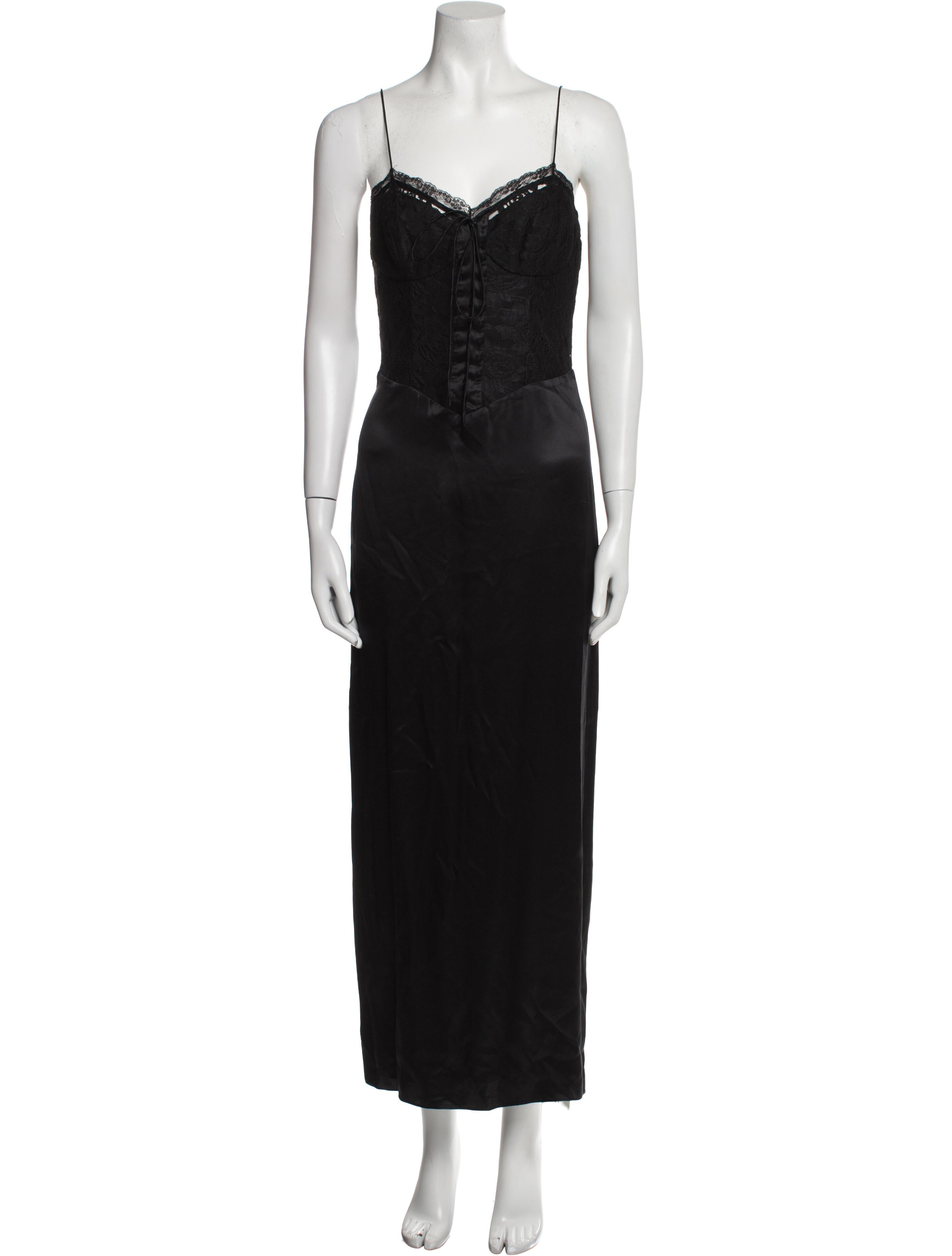 Reformation Silk Long Dress