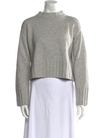 Reformation Merino Wool Mock Neck Sweater