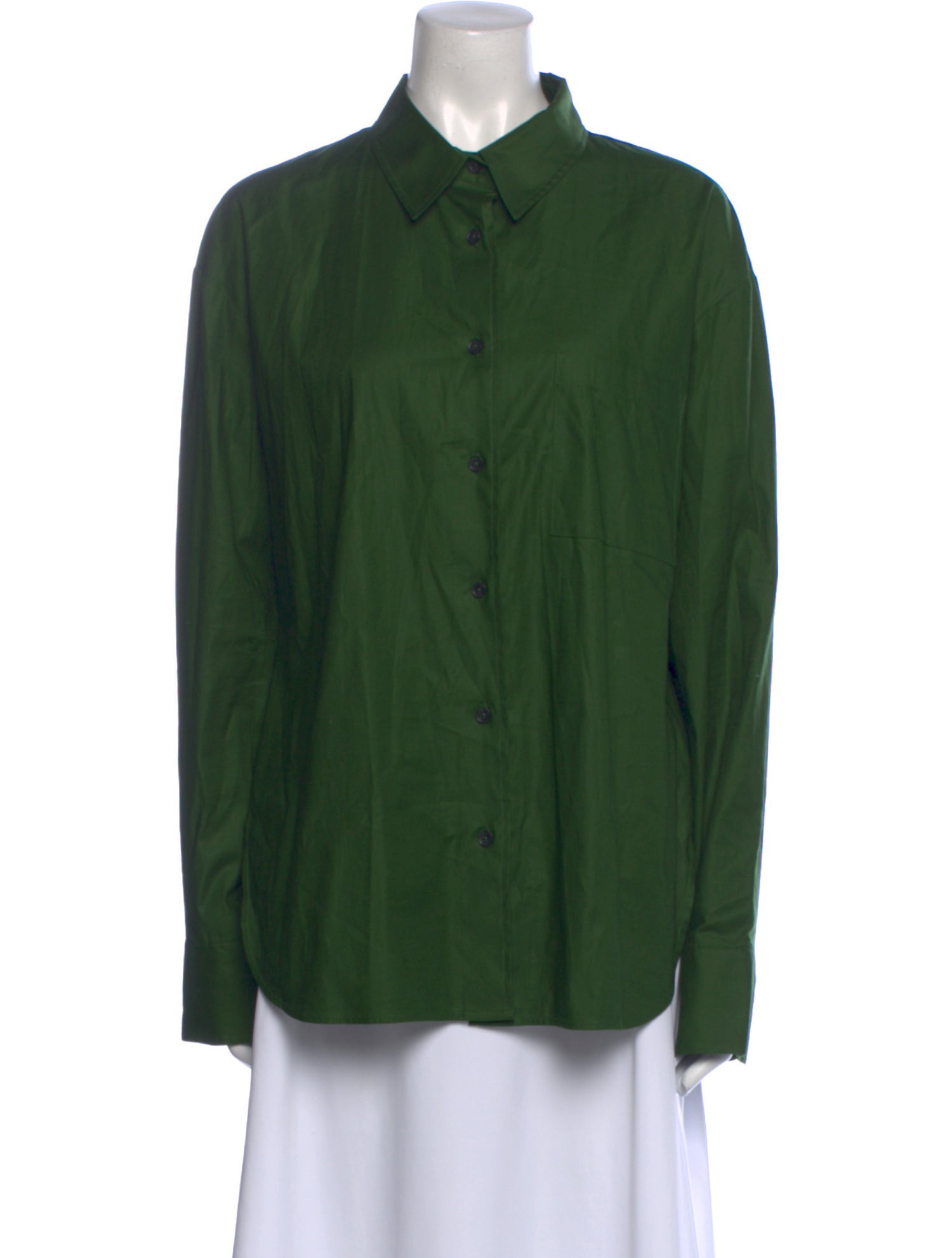 Reformation Long Sleeve Button-Up Top