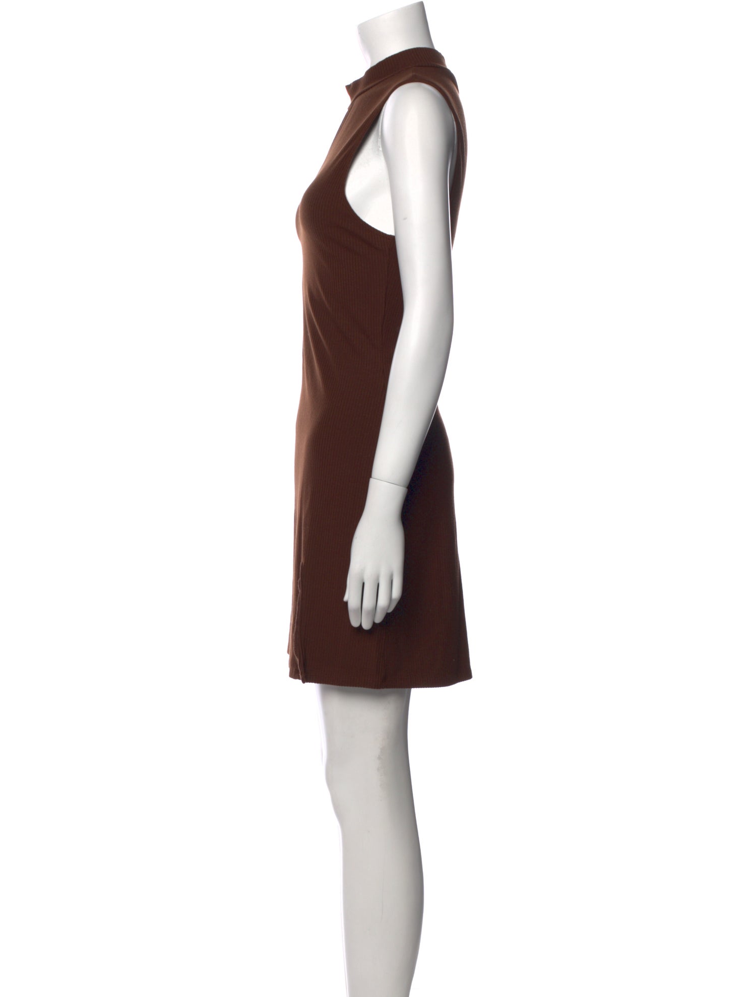 Reformation Mock Neck Mini Dress