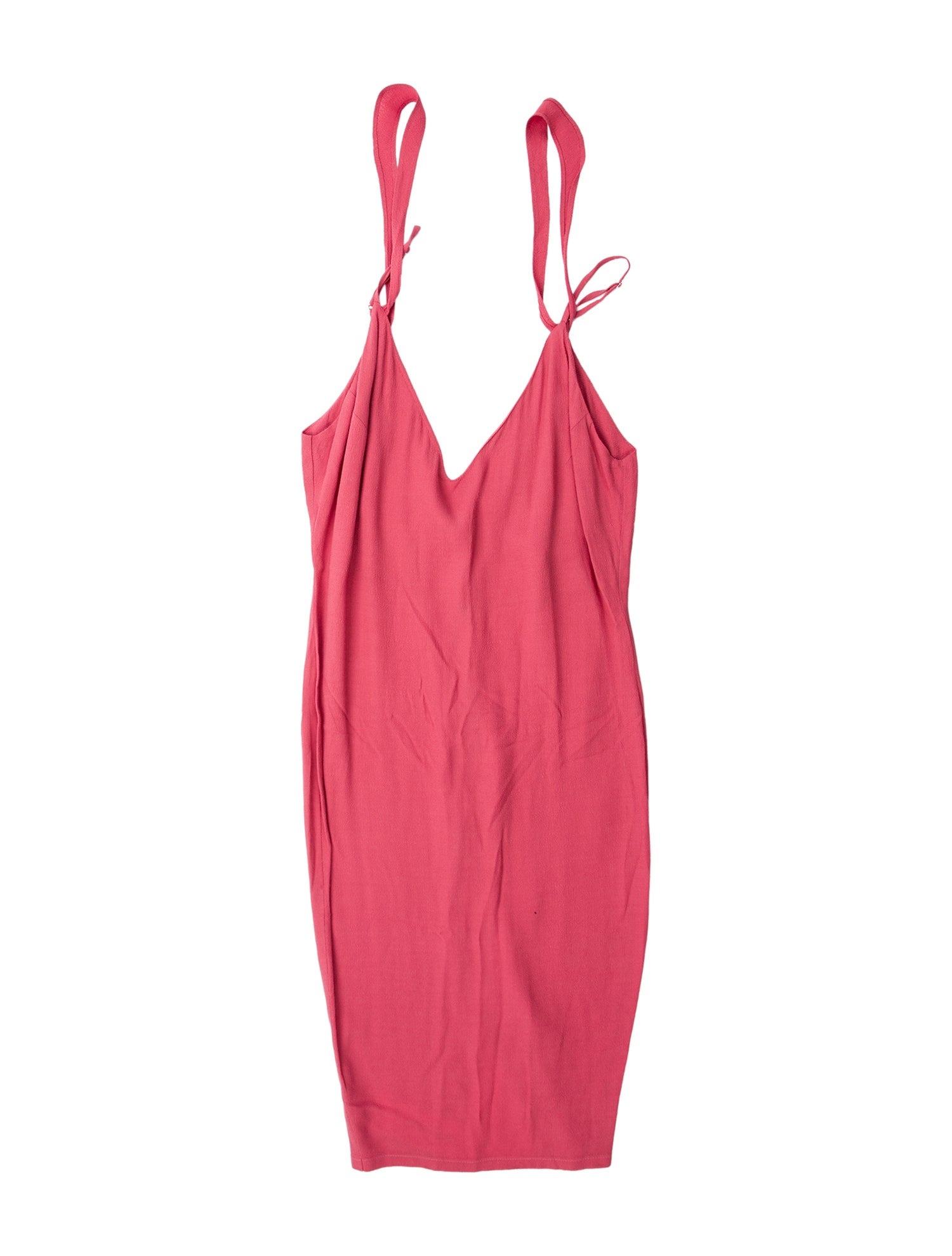 Reformation V-Neck Knee-Length Dress