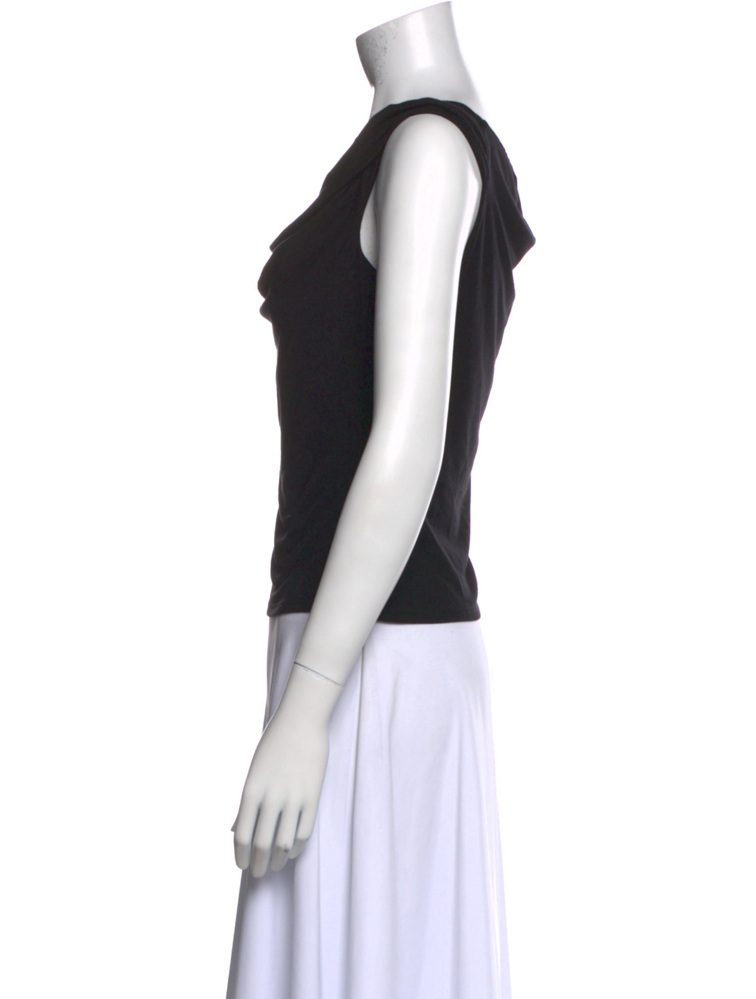Reformation Cowl Neck Sleeveless Crop Top