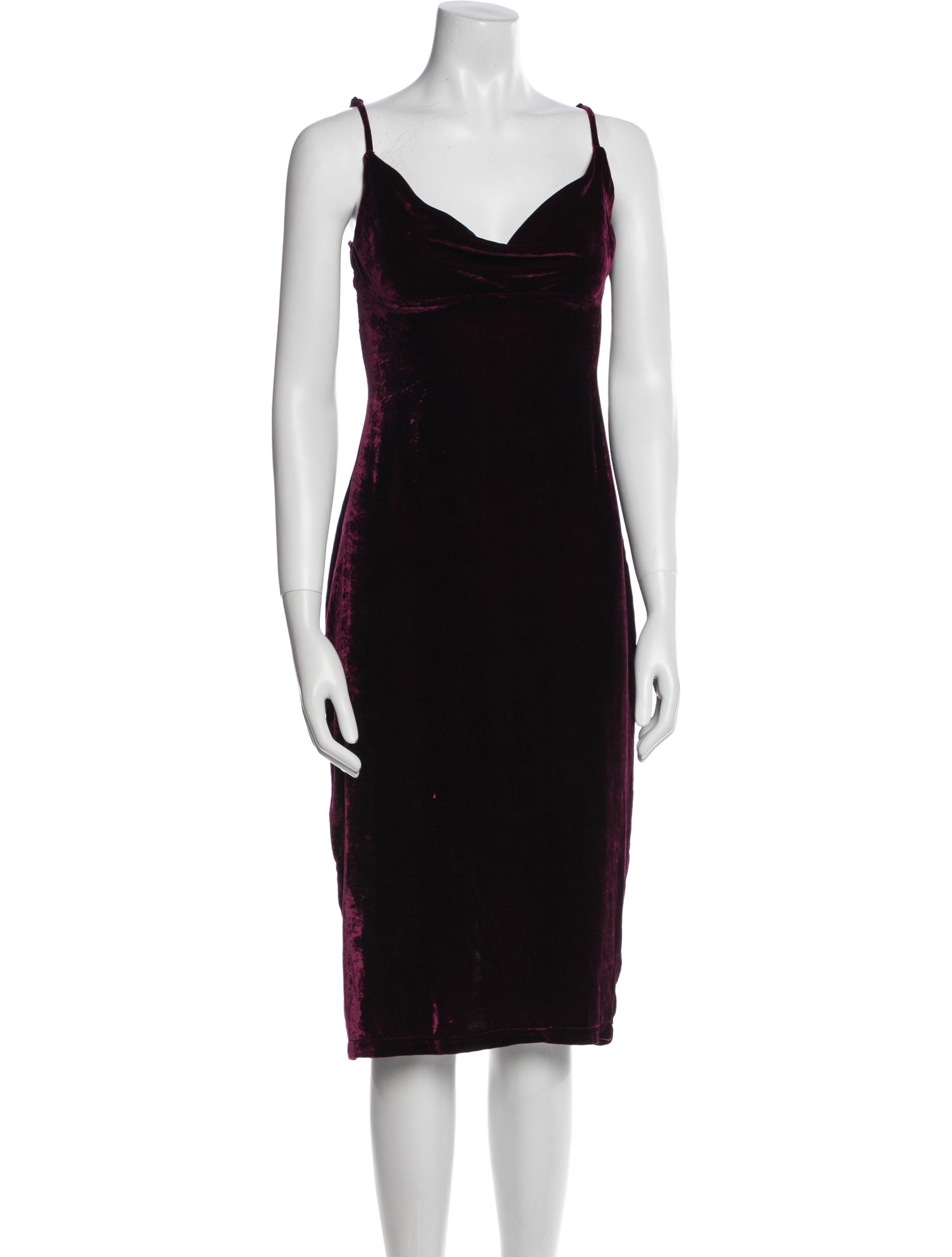 Reformation Cowl Neck Midi Length Dress