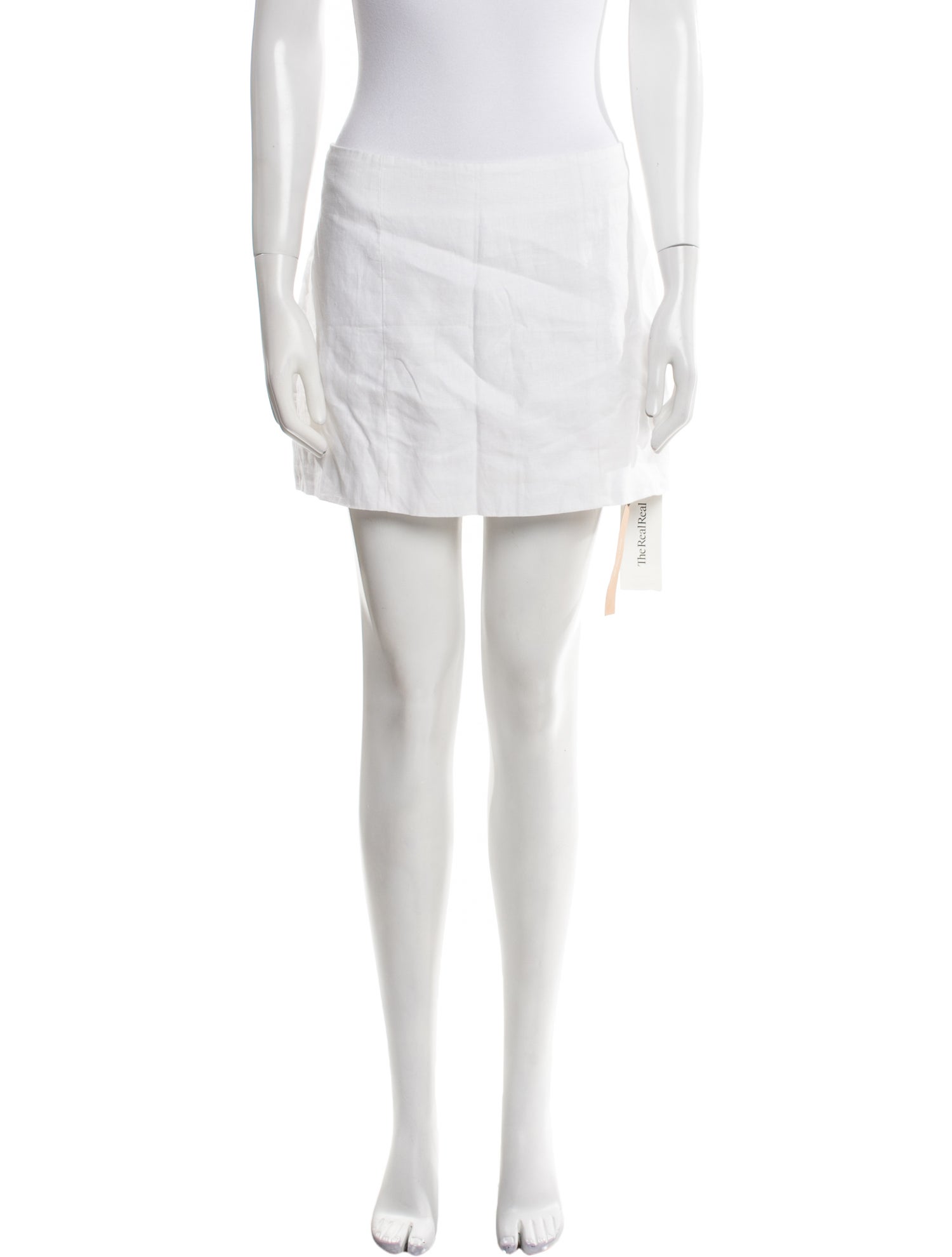 Reformation Linen Mini Skirt