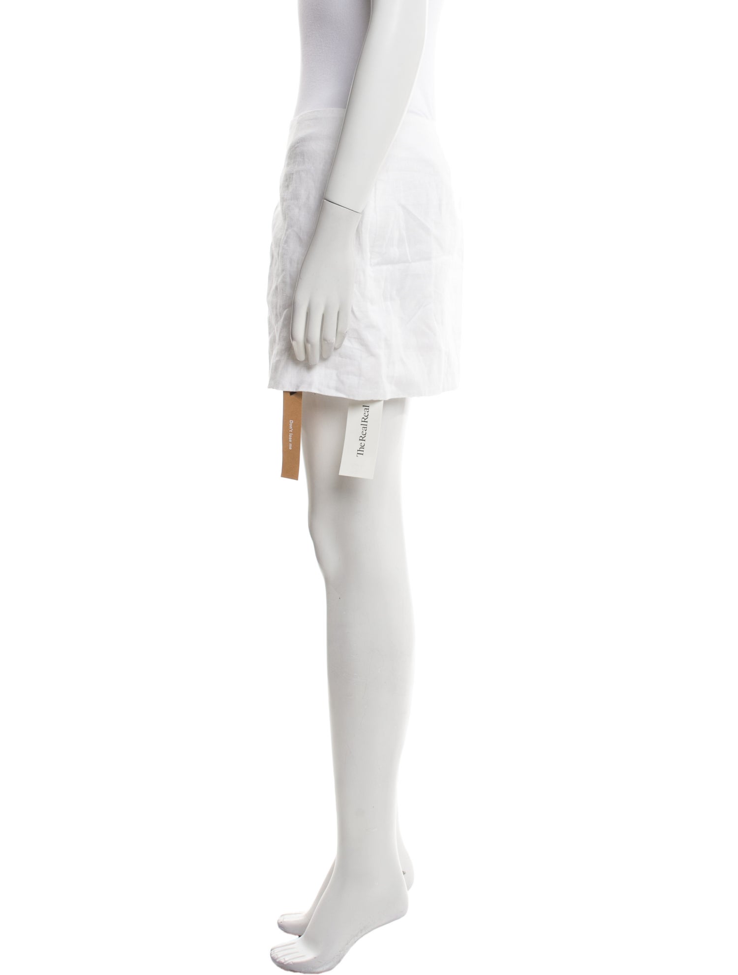 Reformation Linen Mini Skirt