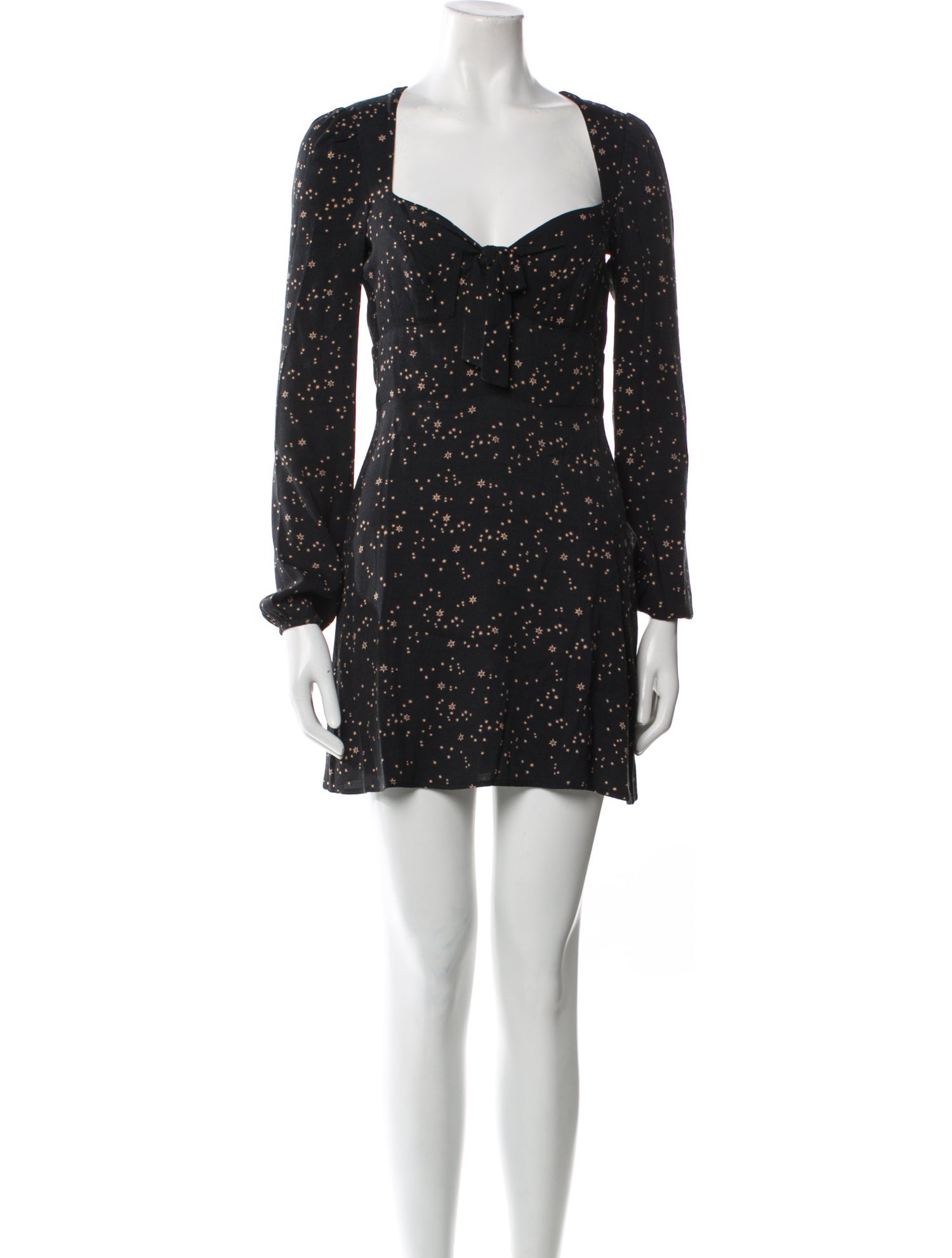 Reformation V-Neck Mini Dress