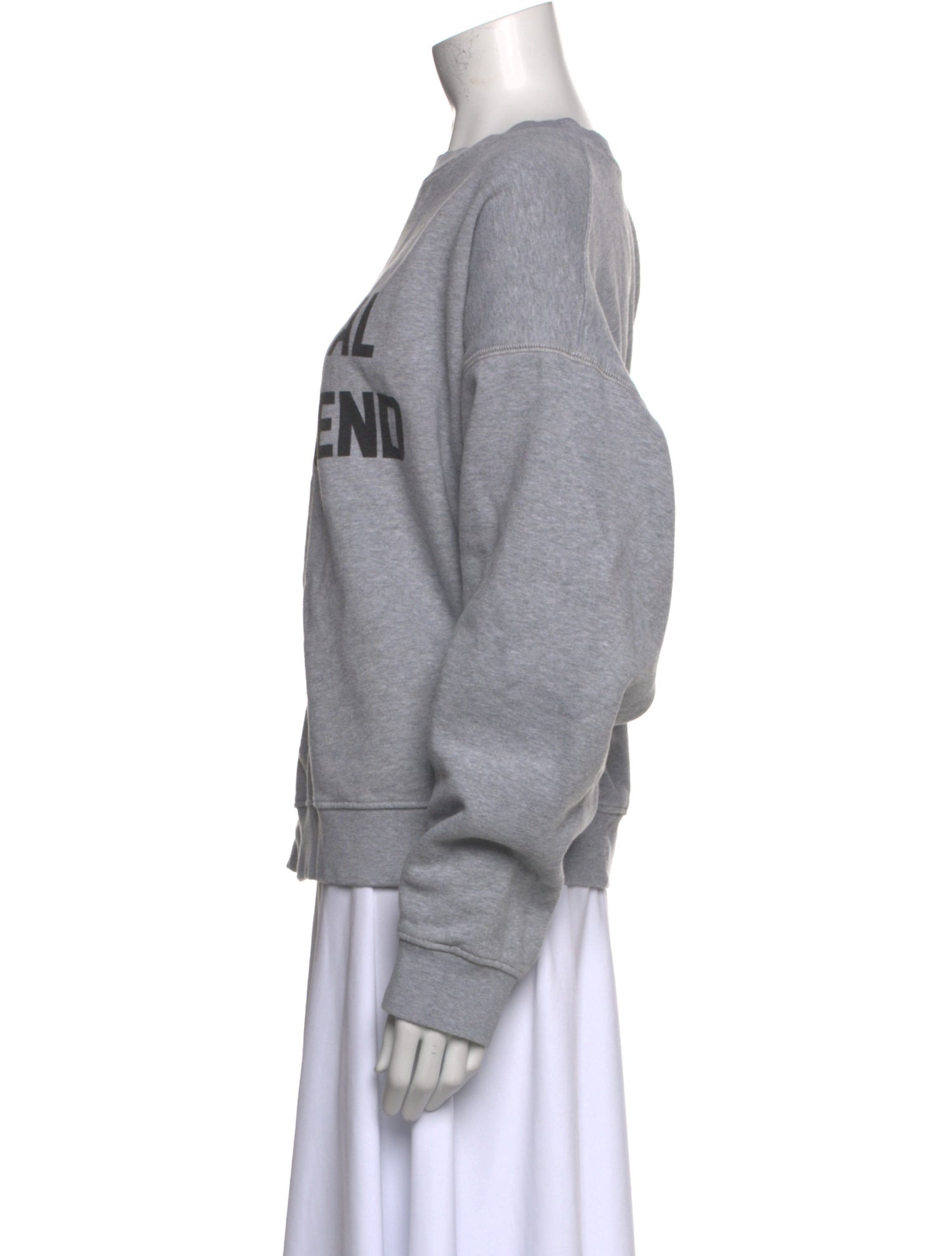 Reformation Graphic Print Crew Neck Sweatshirt