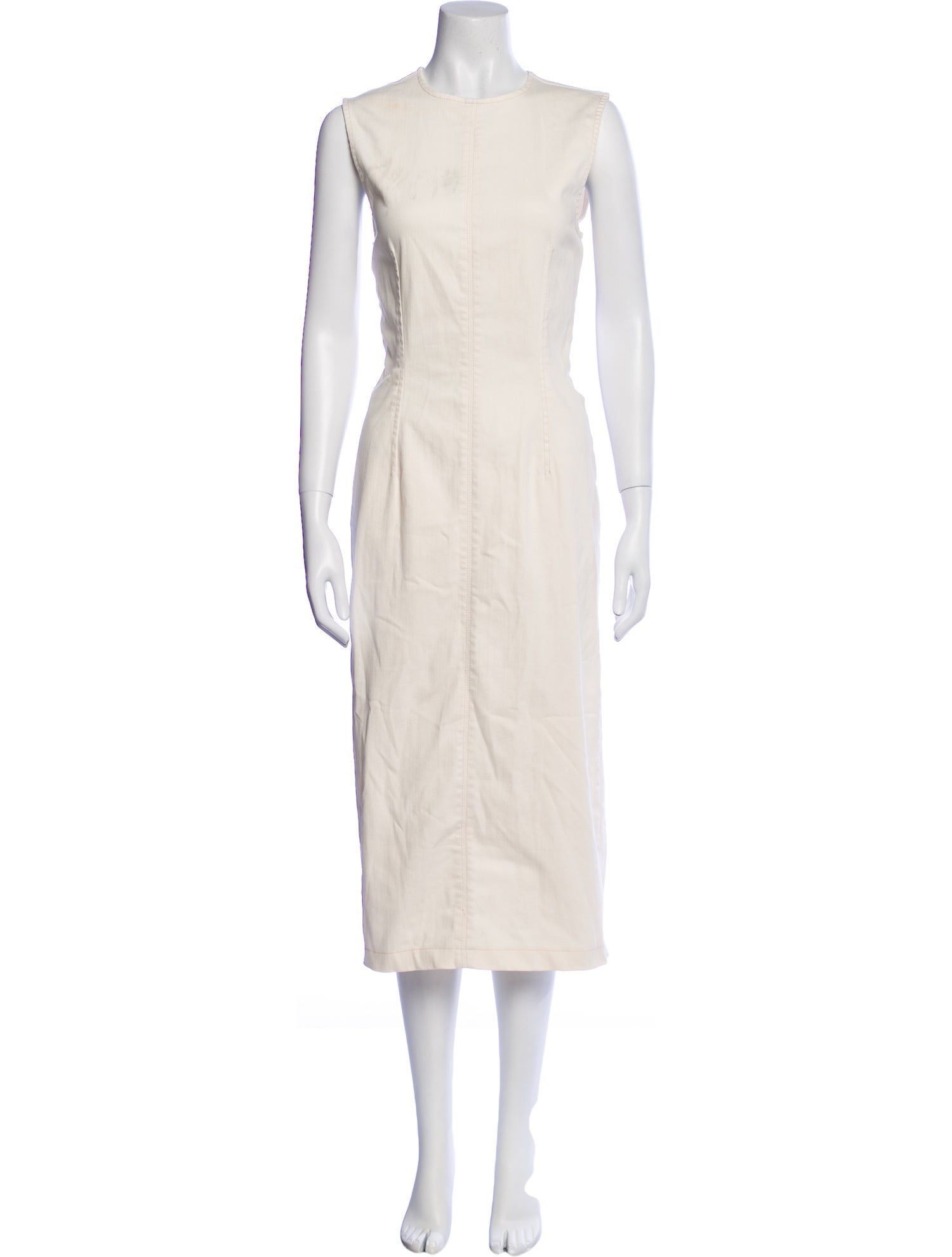 Reformation Crew Neck Midi Length Dress