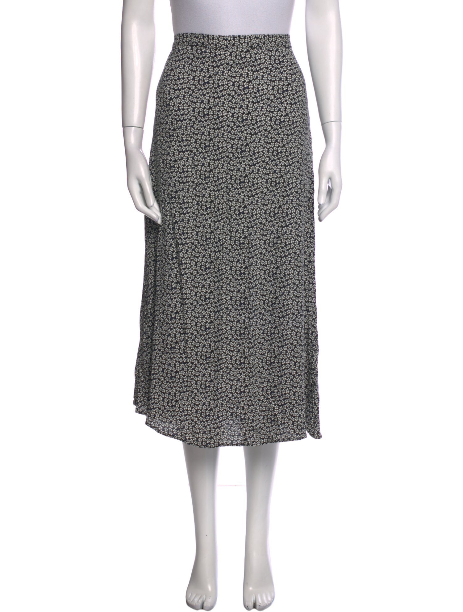 Reformation Linen Midi Length Skirt