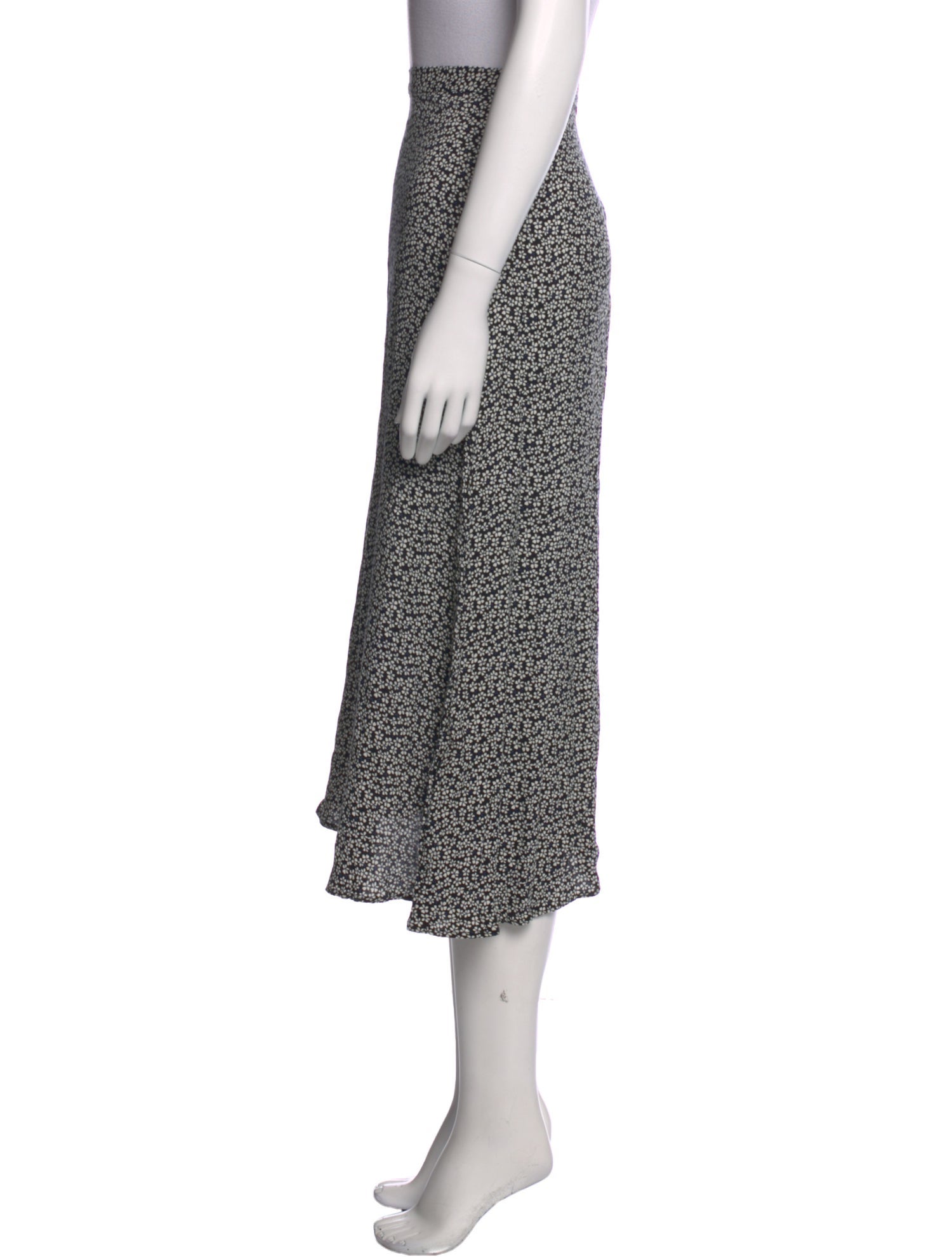 Reformation Linen Midi Length Skirt