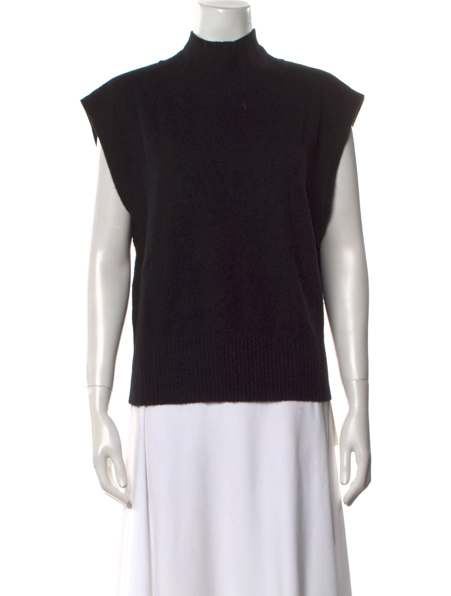 Reformation Cashmere Mock Neck Top