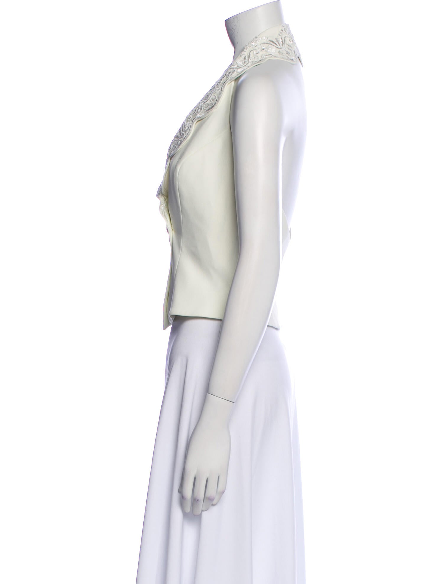 Reformation Cowl Neck Sleeveless Crop Top