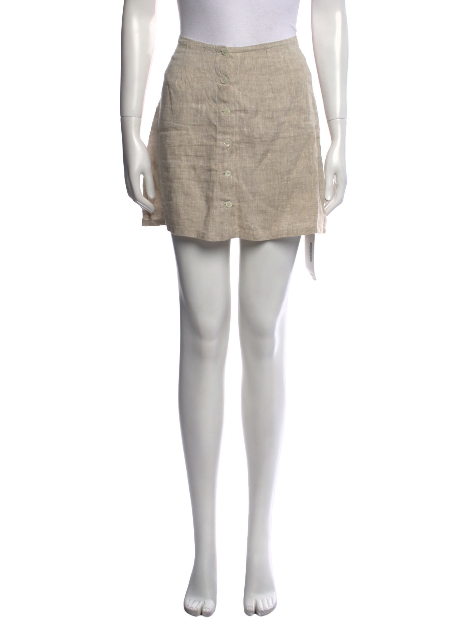 Reformation Linen Mini Skirt