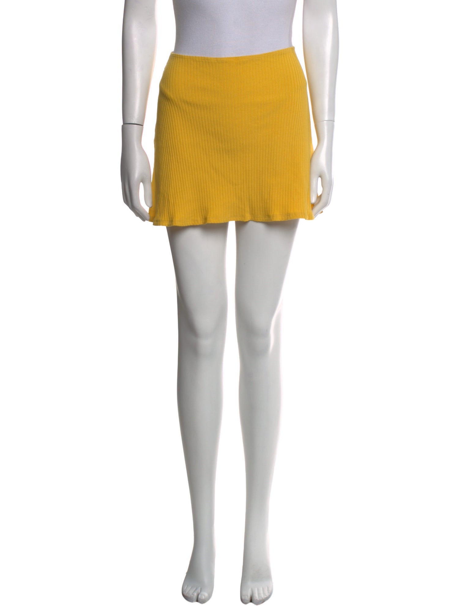 Reformation Eyelet Trim Mini Skirt