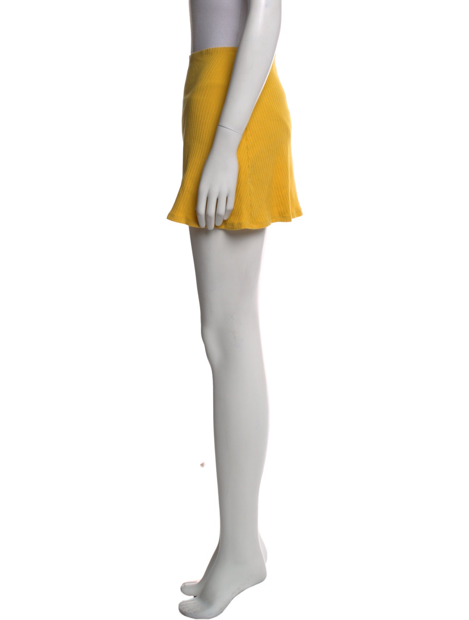 Reformation Eyelet Trim Mini Skirt