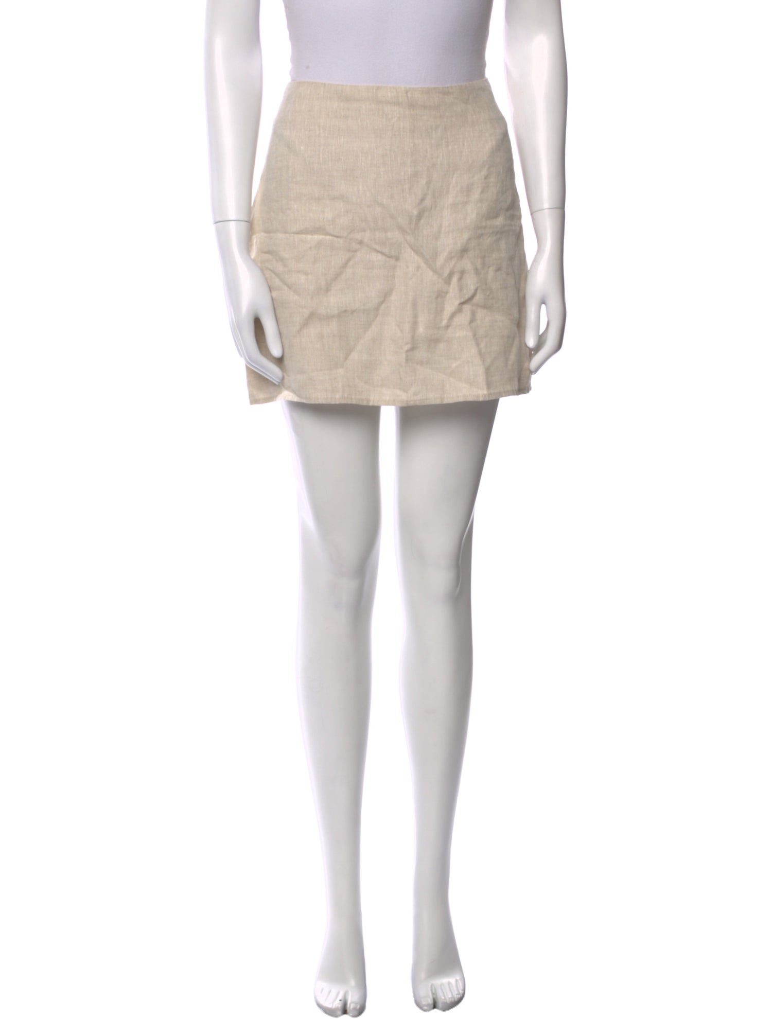 Reformation Linen Mini Skirt