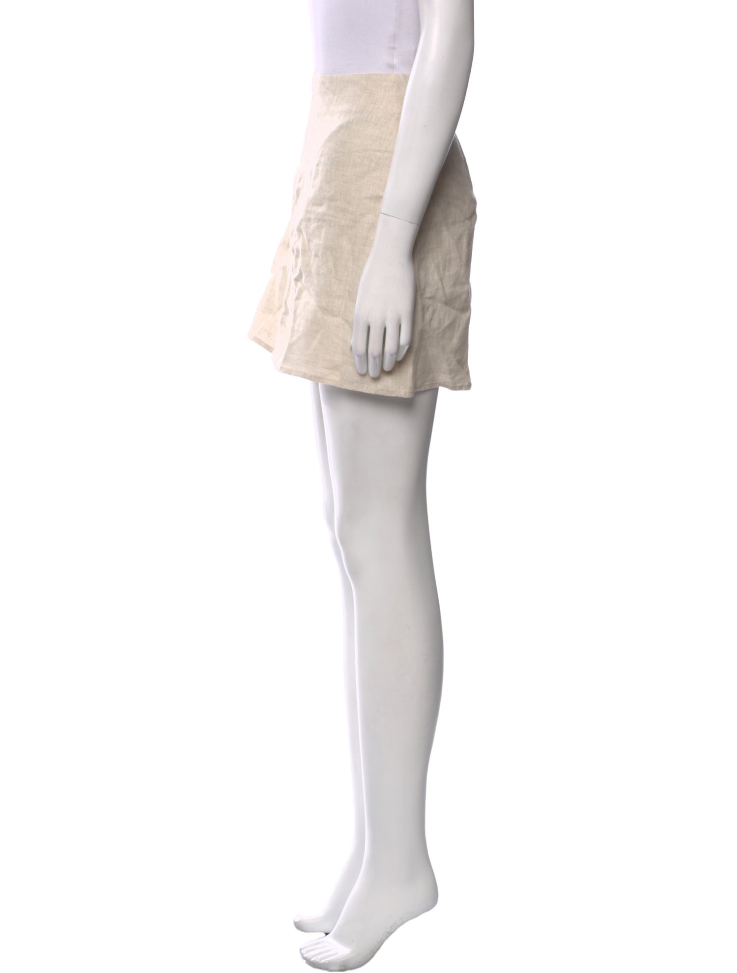 Reformation Linen Mini Skirt