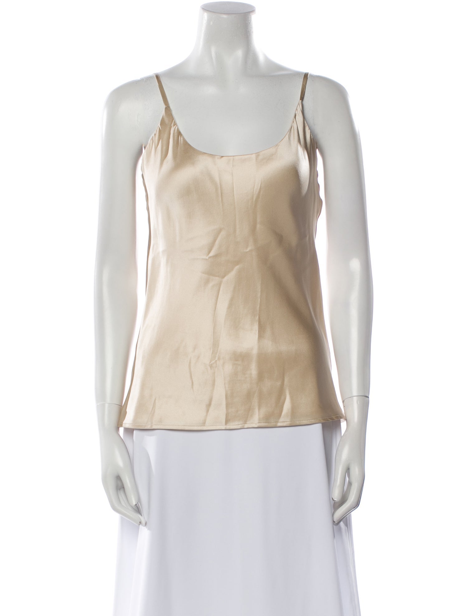 Reformation Silk Scoop Neck Top