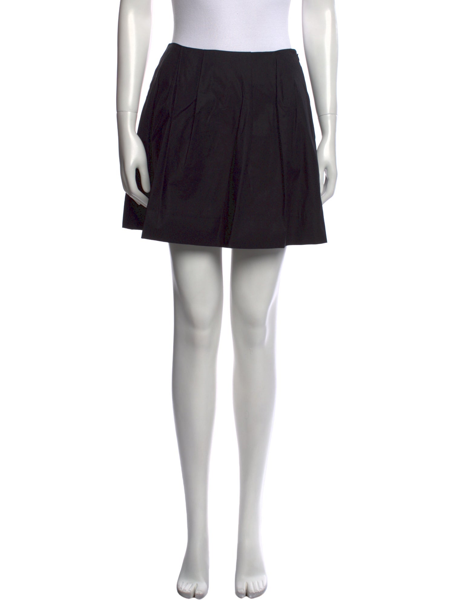 Reformation Pleated Accents Mini Skirt