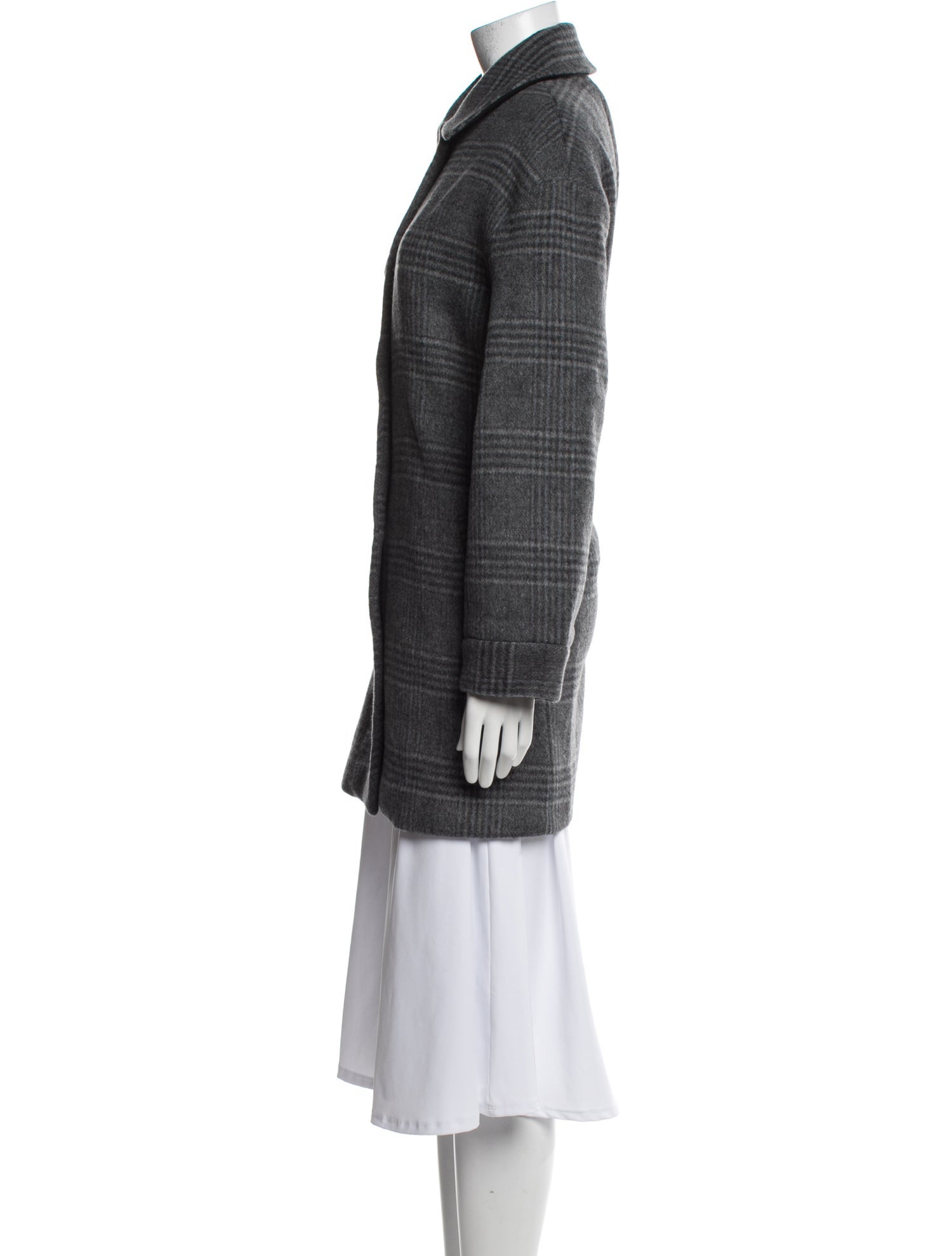 Reformation Wool Plaid Print Peacoat w/ Tags