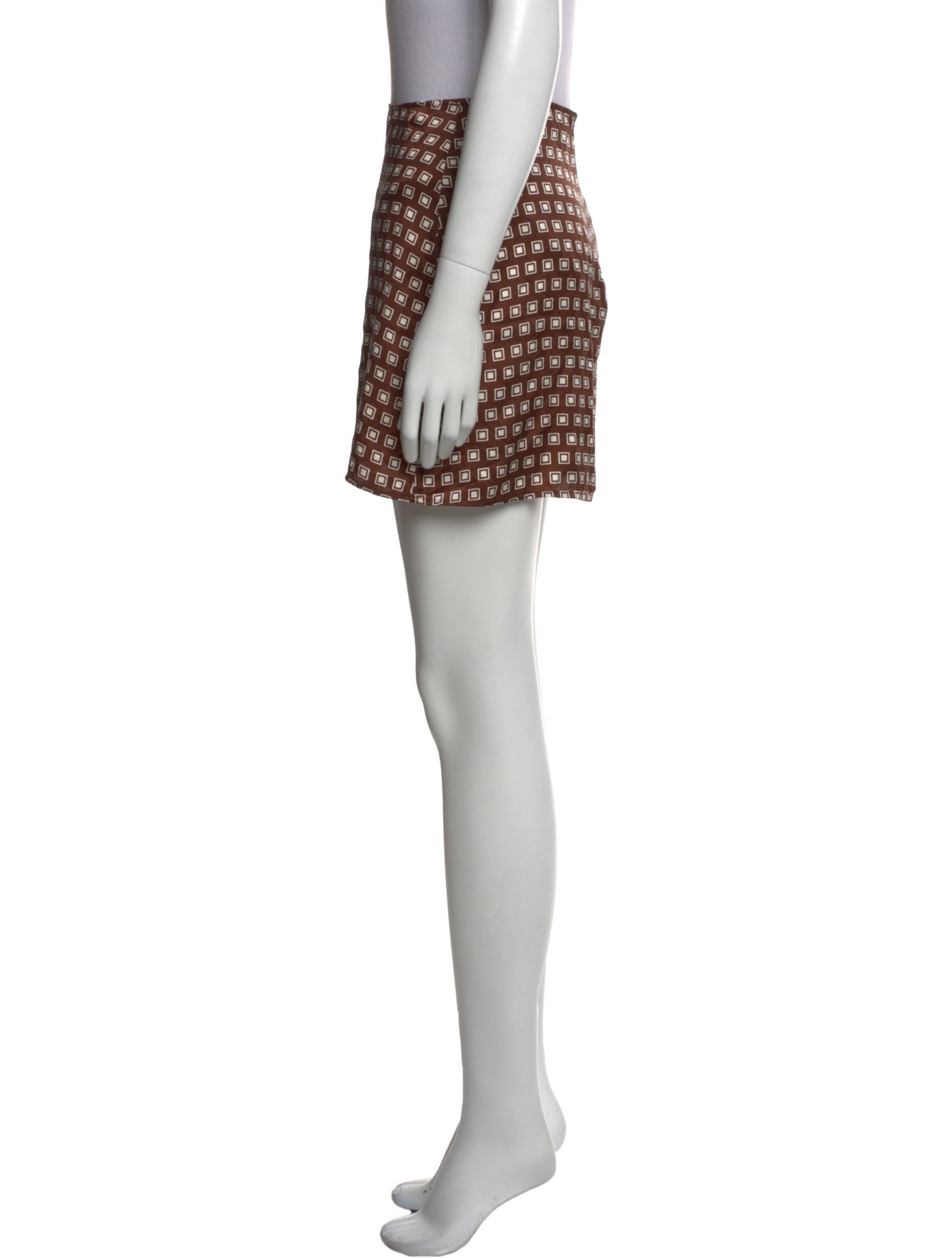 Reformation Silk Mini Skirt