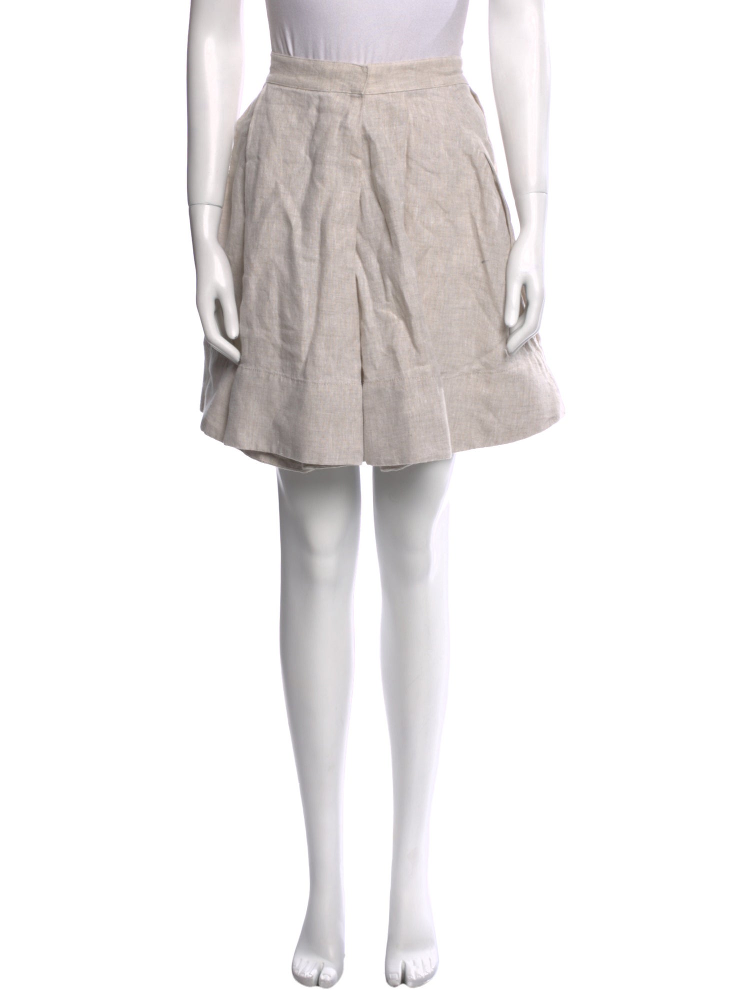 Reformation Linen Mini Skirt