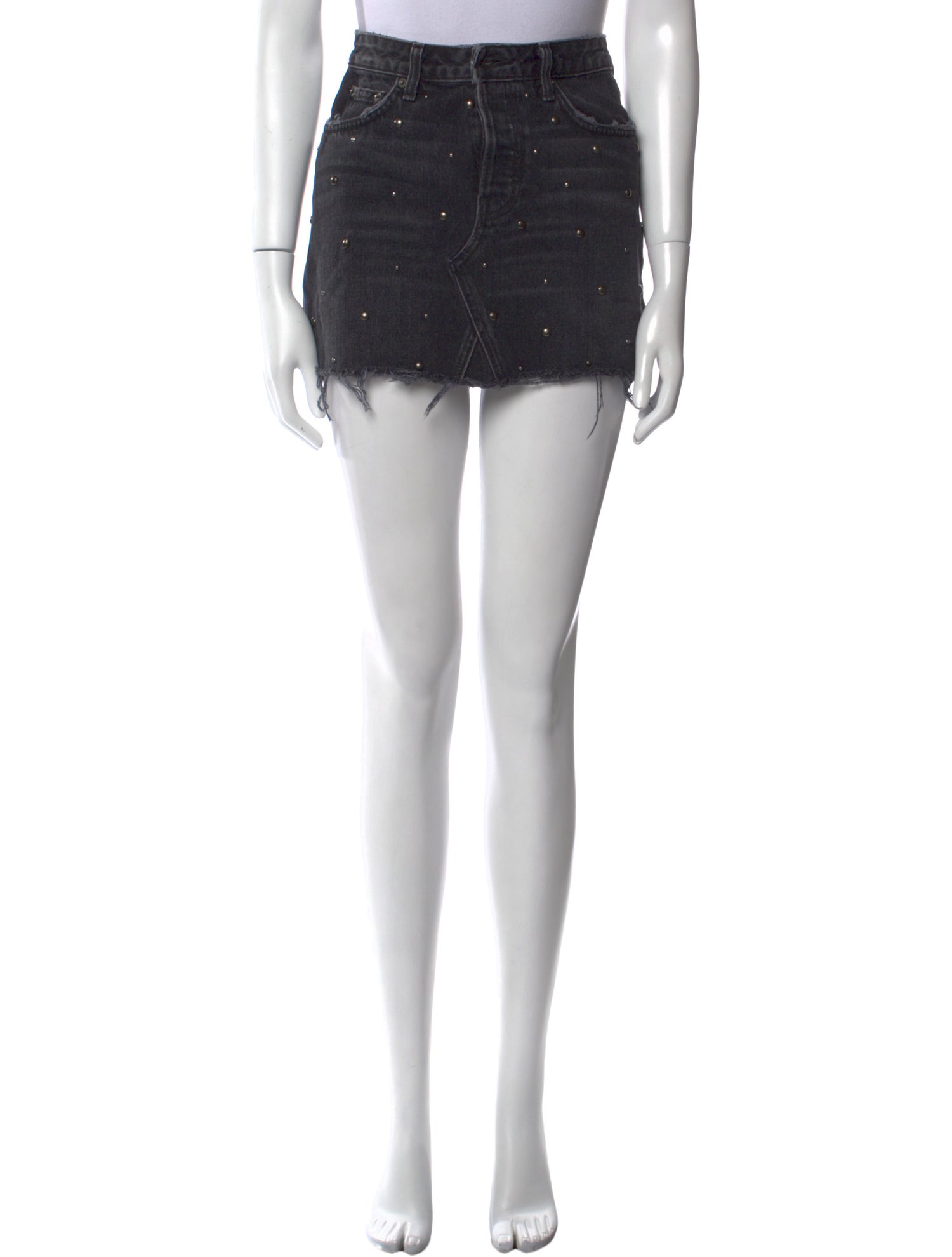 Reformation Studded Accents Mini Skirt