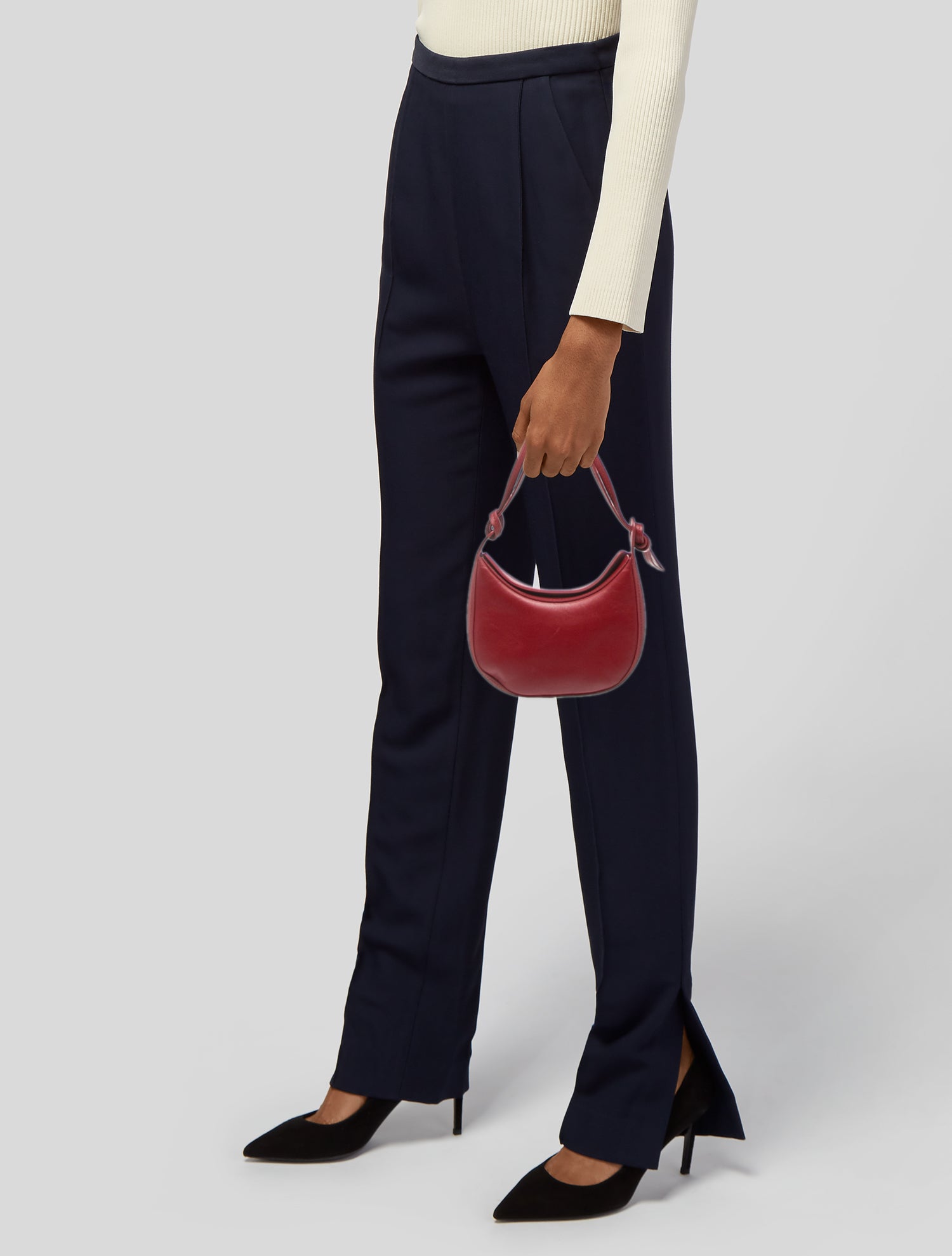 Reformation Leather Top Handle Bag