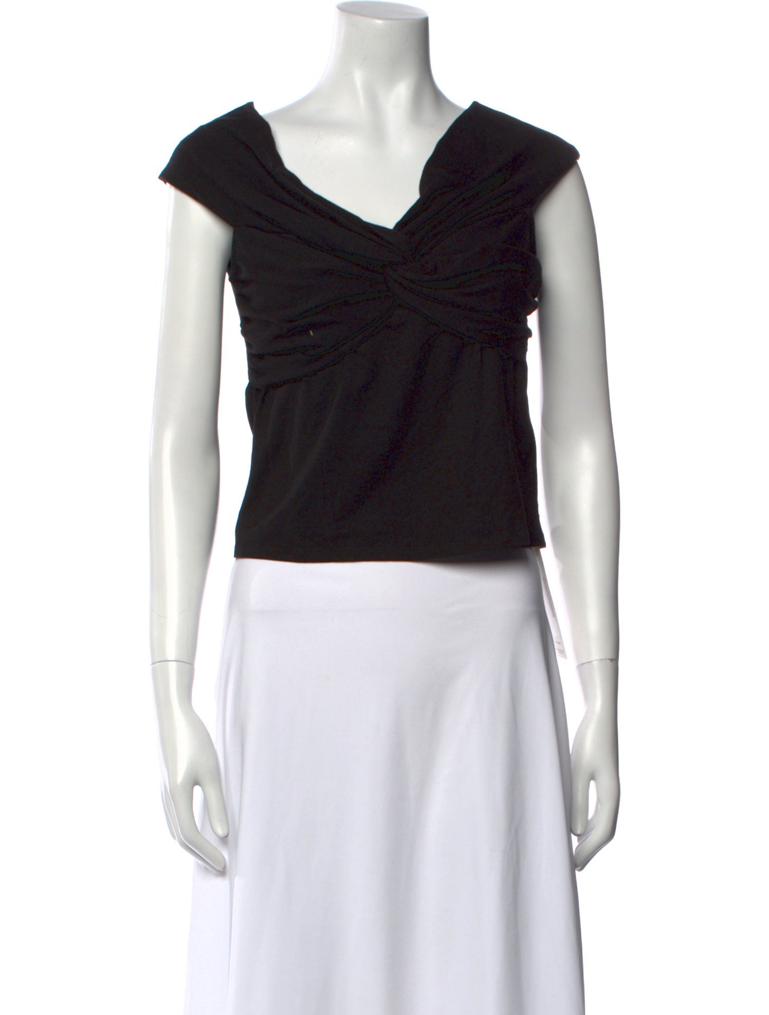 Reformation One-Shoulder Sleeveless Crop Top