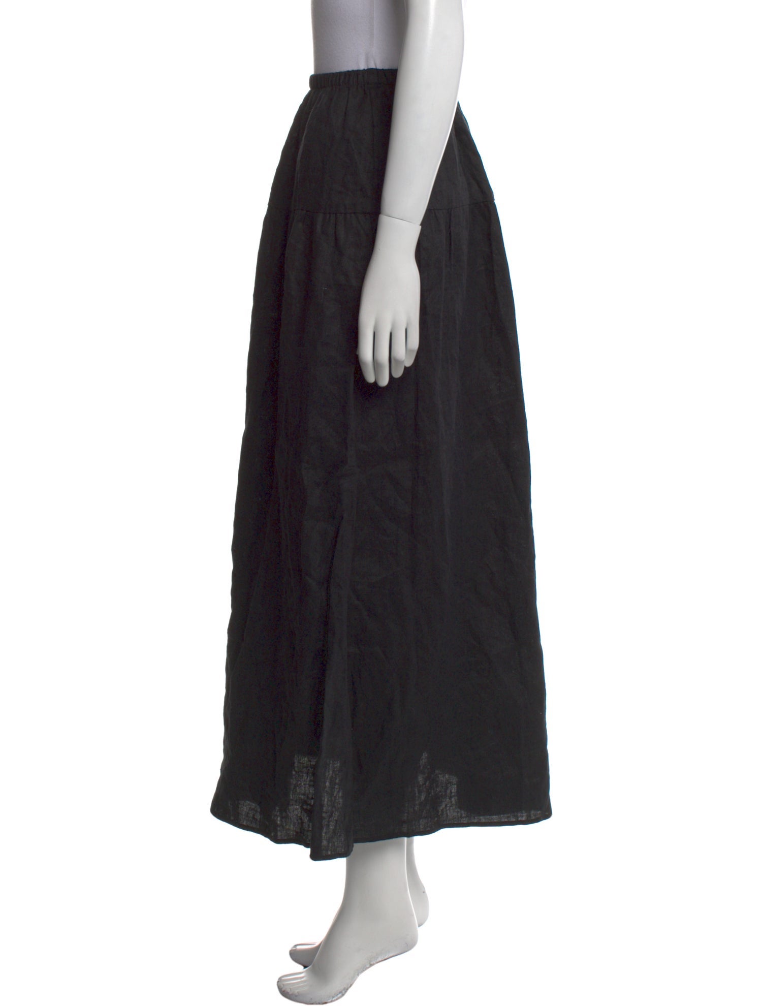 Reformation Pleated Accents Midi Length Skirt