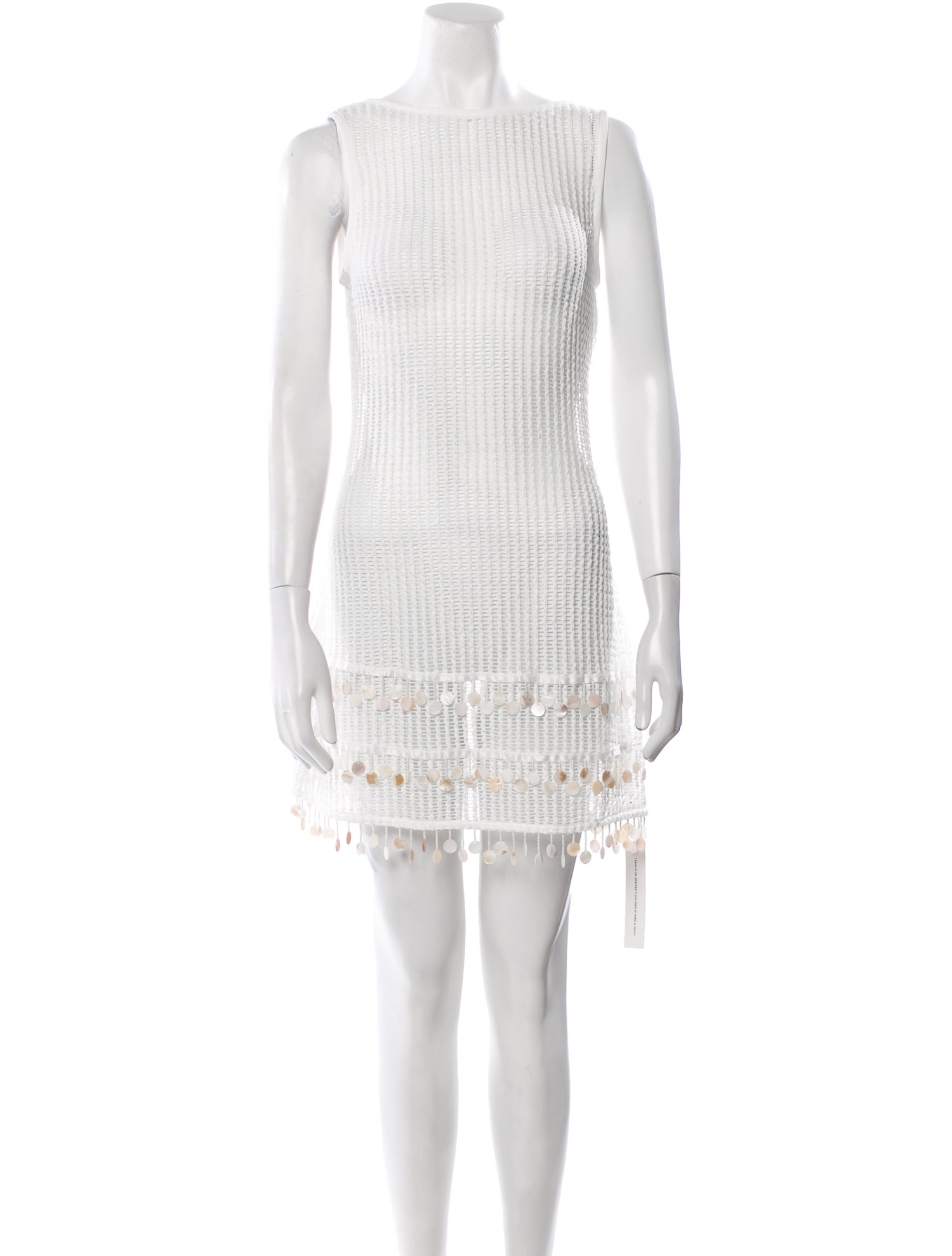 Reformation Patterned Fringe Trim Accent Cover-Up w/ Tags