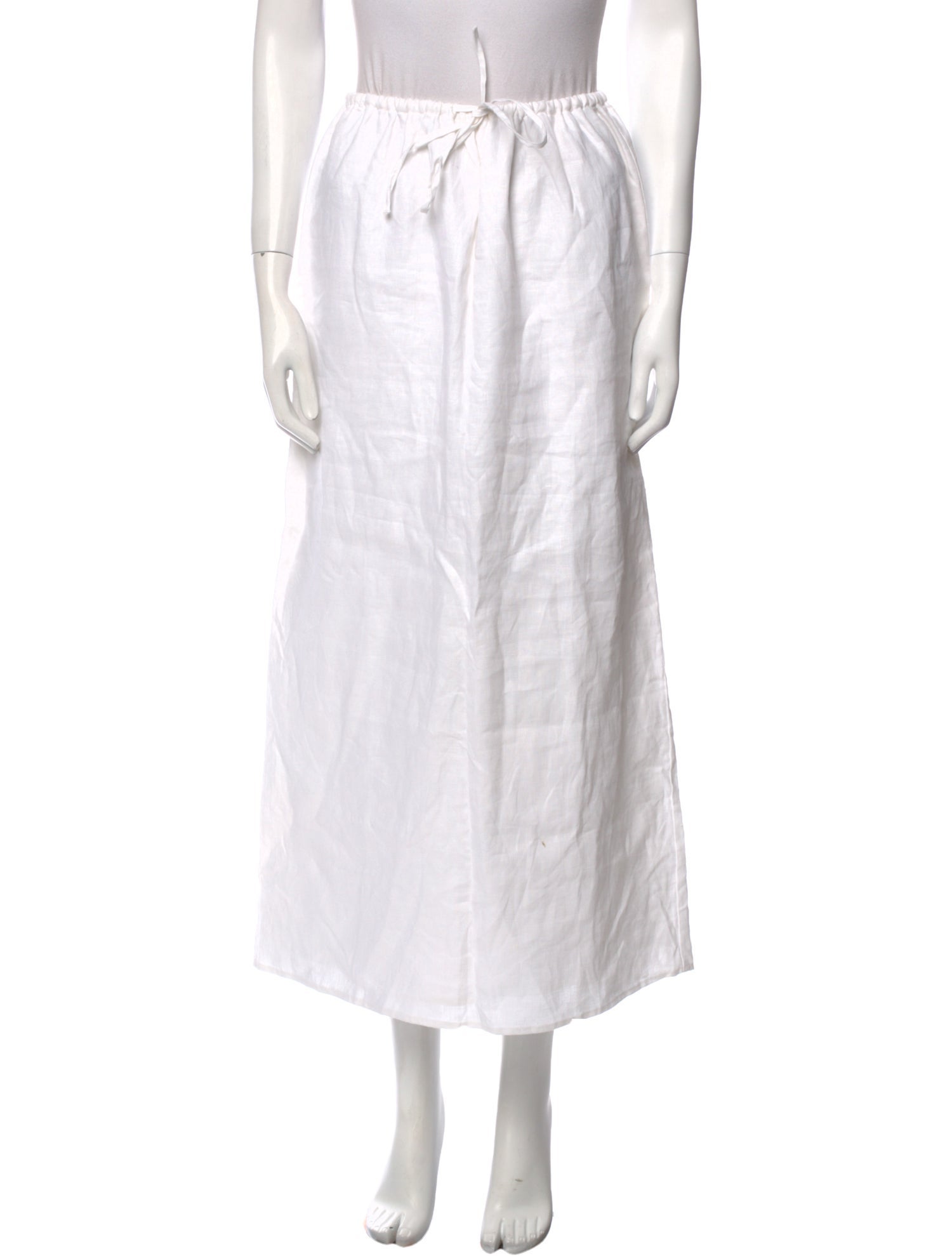 Reformation Linen Midi Length Skirt