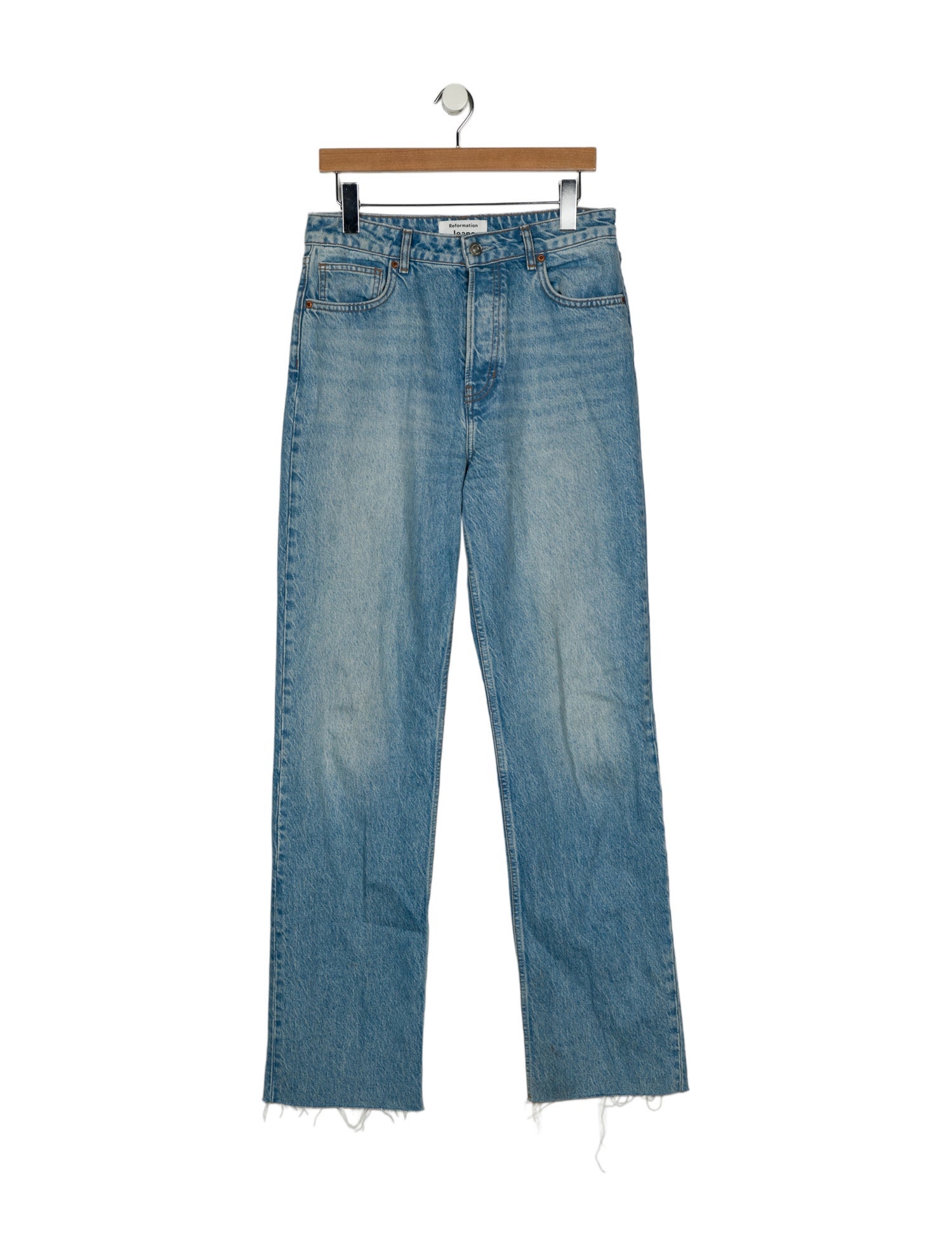 Reformation High-Rise Straight Leg Jeans