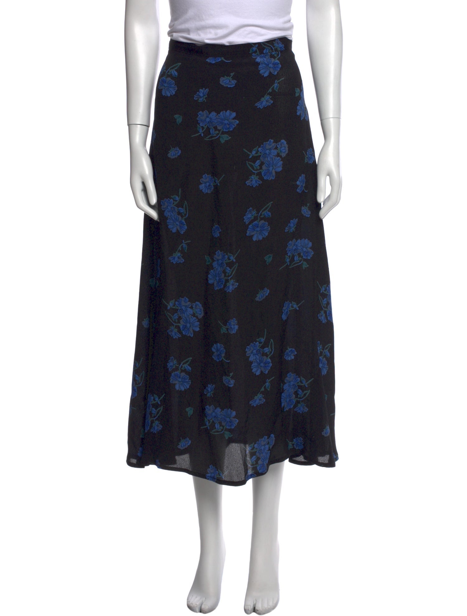 Reformation Floral Print Long Skirt