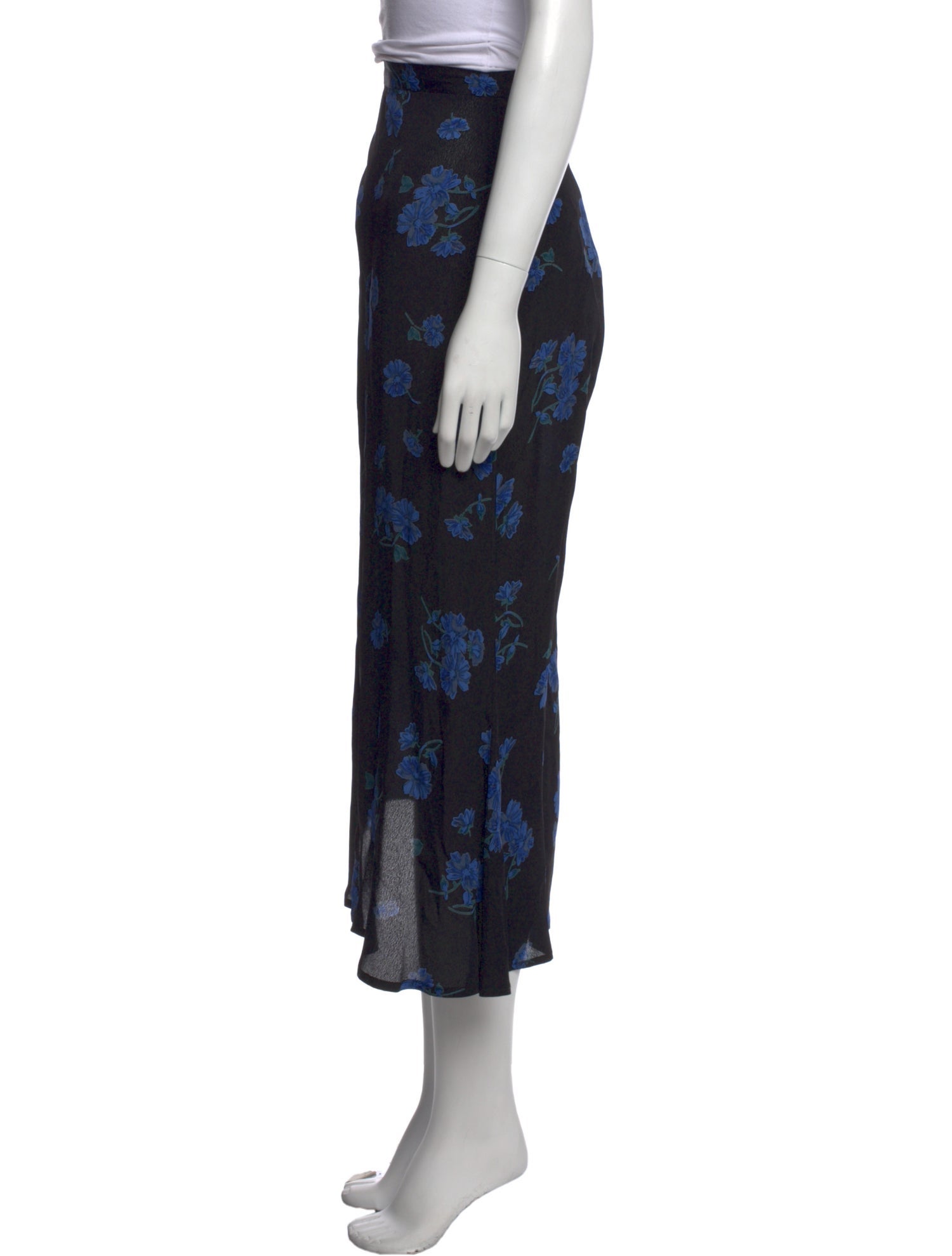 Reformation Floral Print Long Skirt